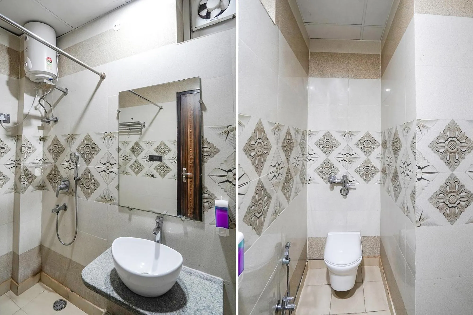Bathroom in FabHotel 17 Suites - Kailash hospital
