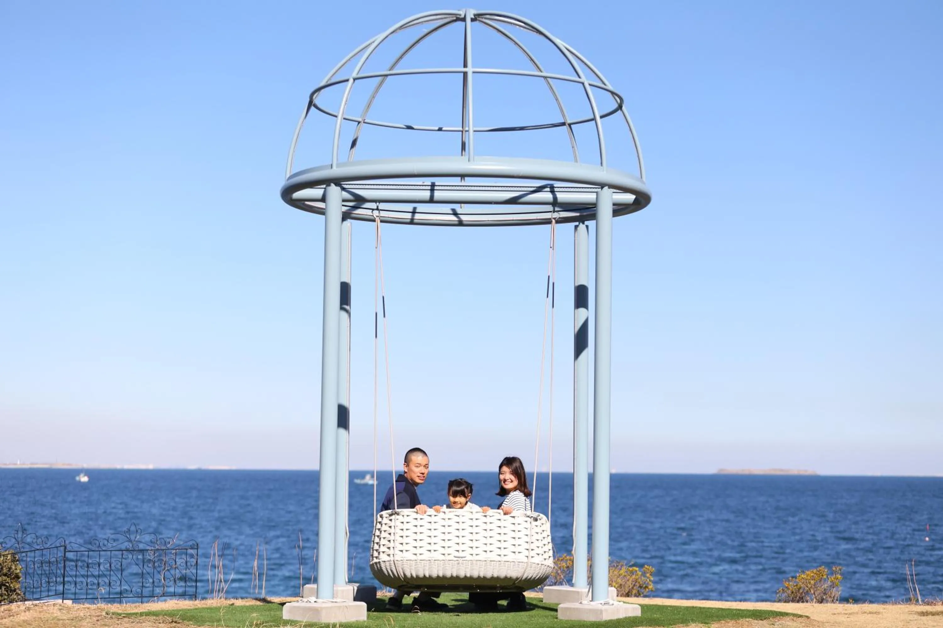 People in La vista Yokosuka Kannonzaki Terrace