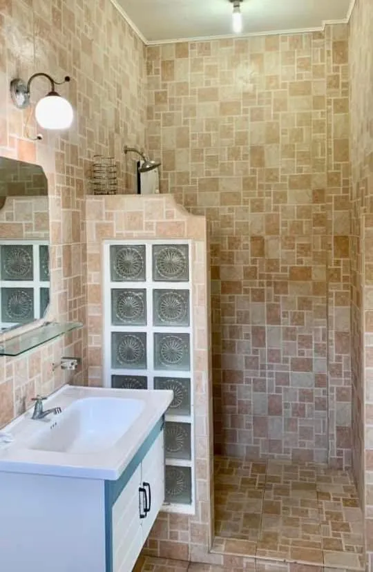 Shower in Baki Divers and Beach Resort