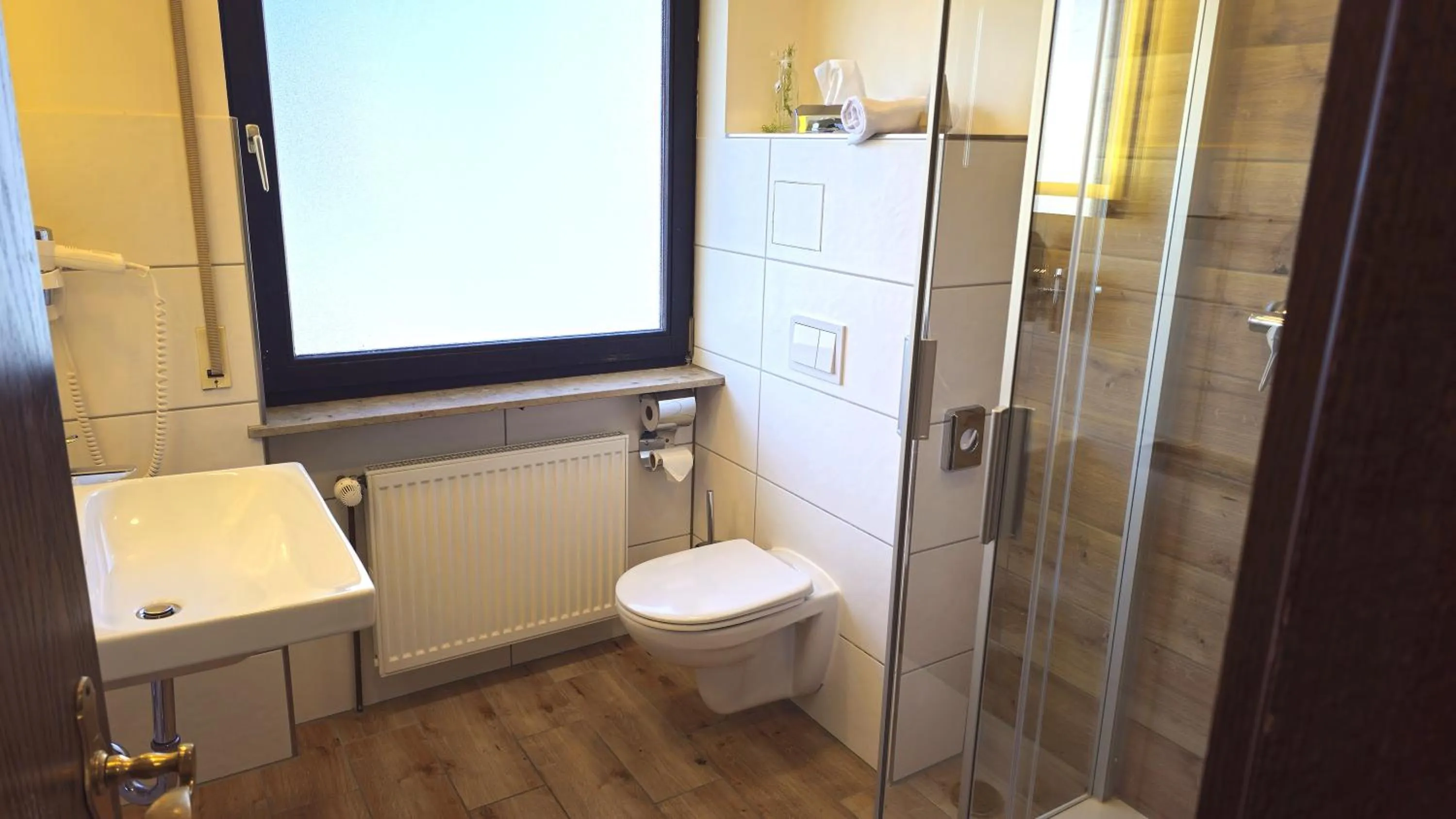 Shower in Hotel Avenue Altenfurt