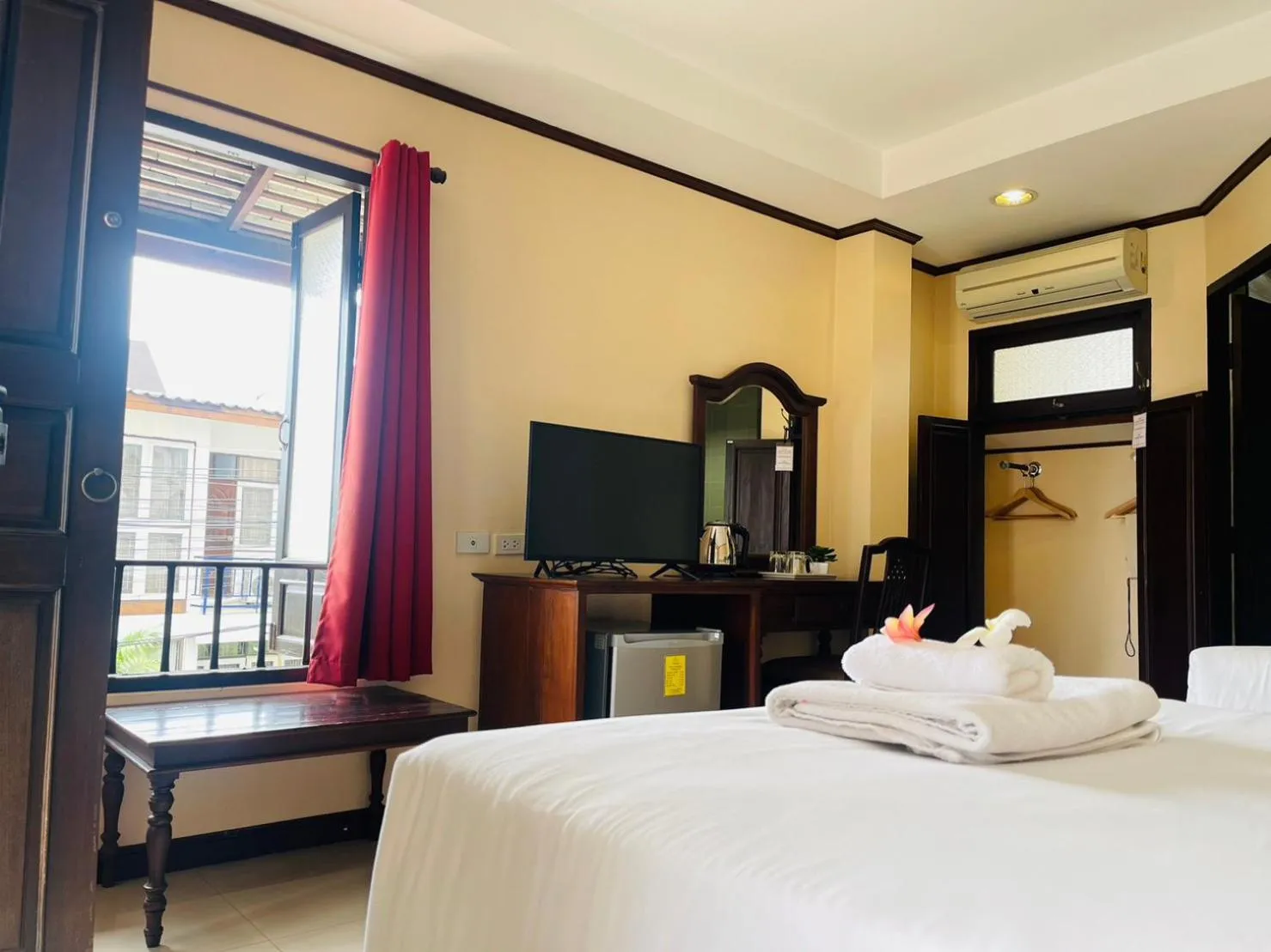 TV and multimedia, Bed in Na Thapae Chiangmai Hotel