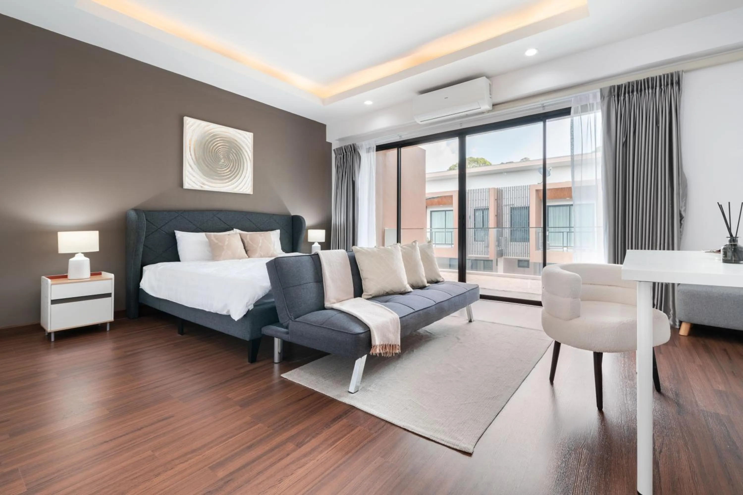 Bed in Chao Wilai Residence I Naiyang Beach I HKT Airport