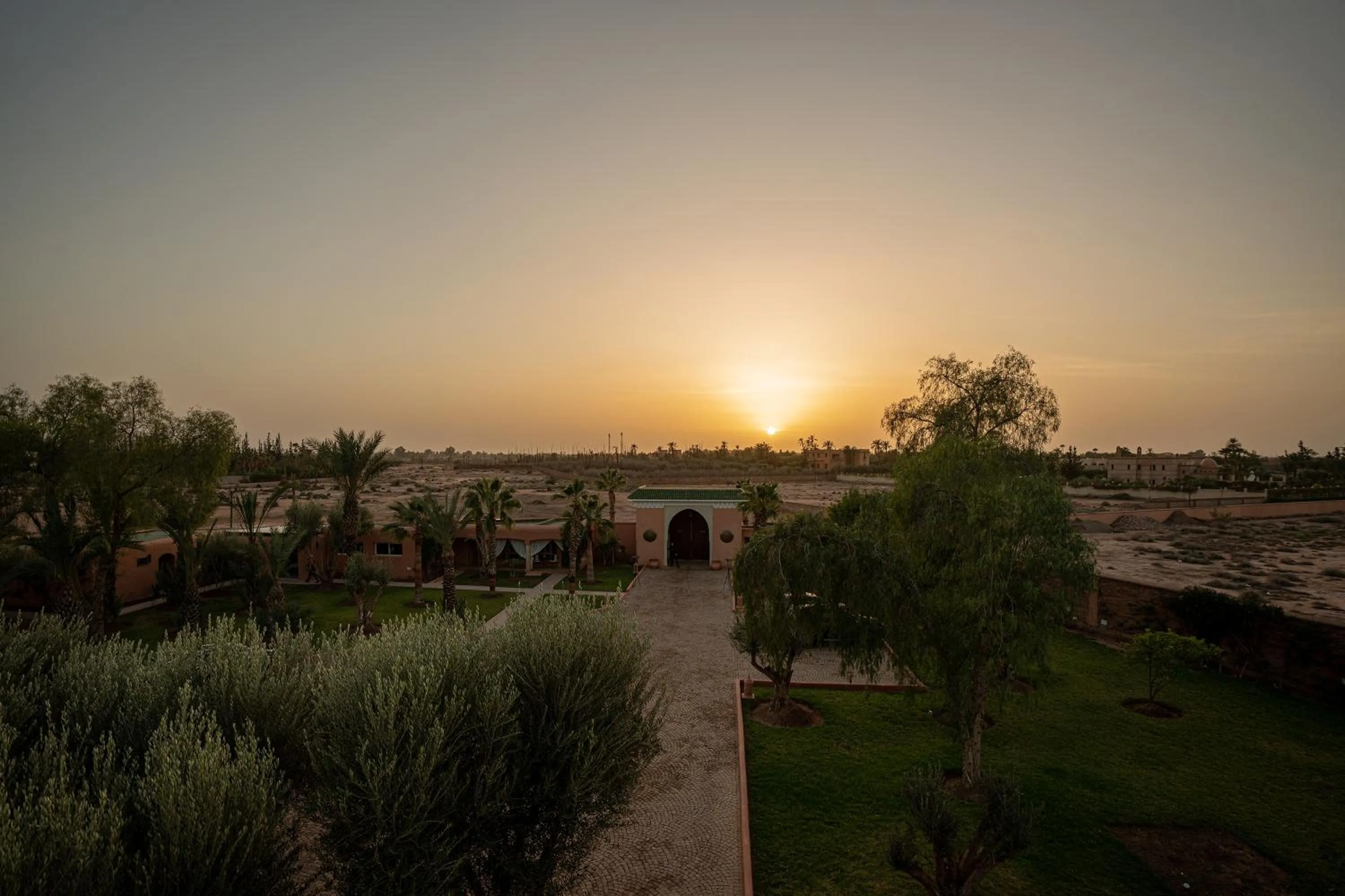 Sunset in Palais Alcazar