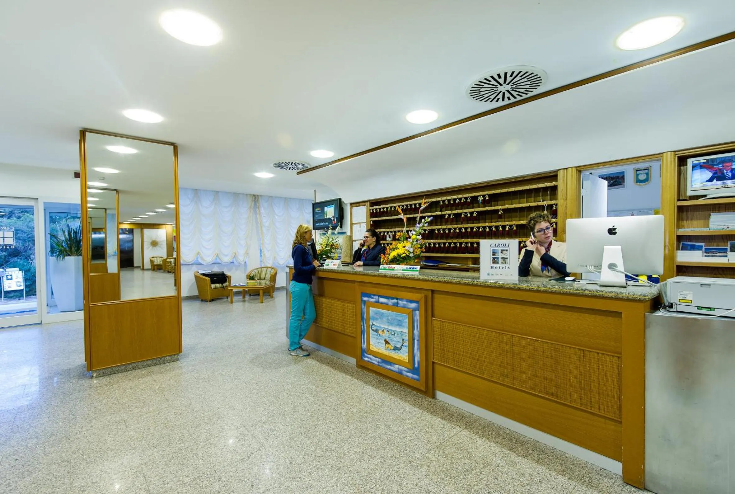 Lobby or reception in Ecoresort Le Sirene - Caroli Hotels