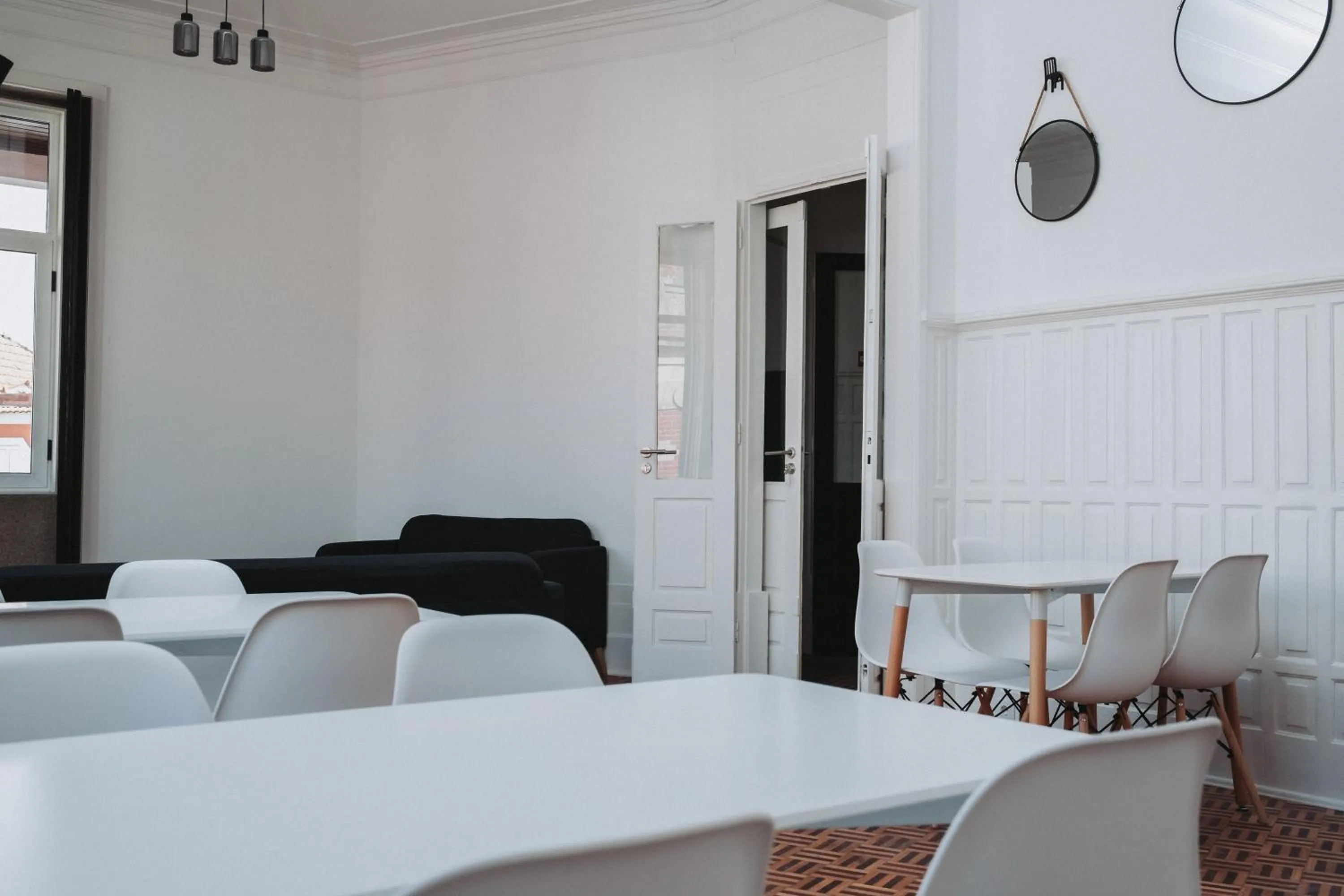 Seating area in OLOPO Hostel