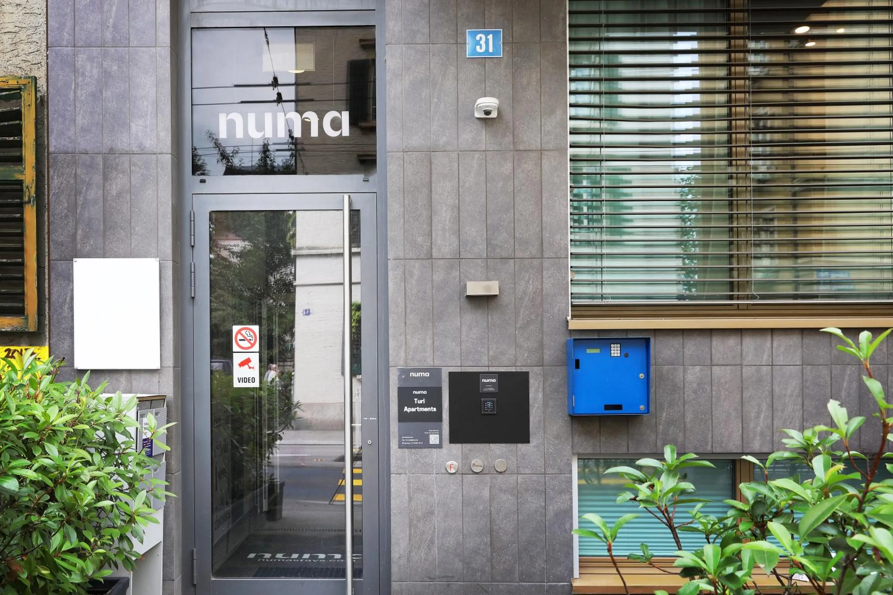 Facade/entrance in Numa Zurich Turi