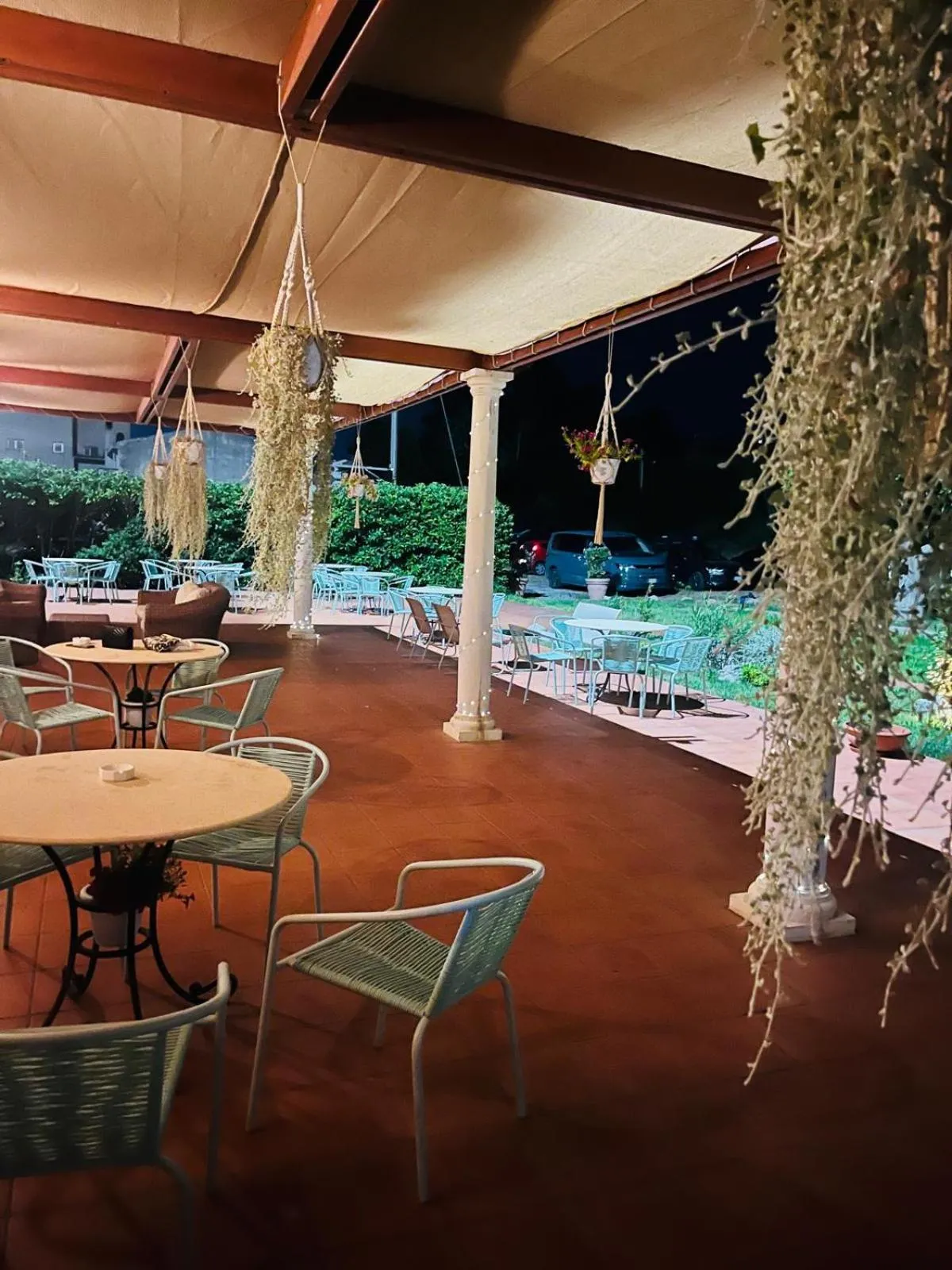 Patio in Hotel La Lampara