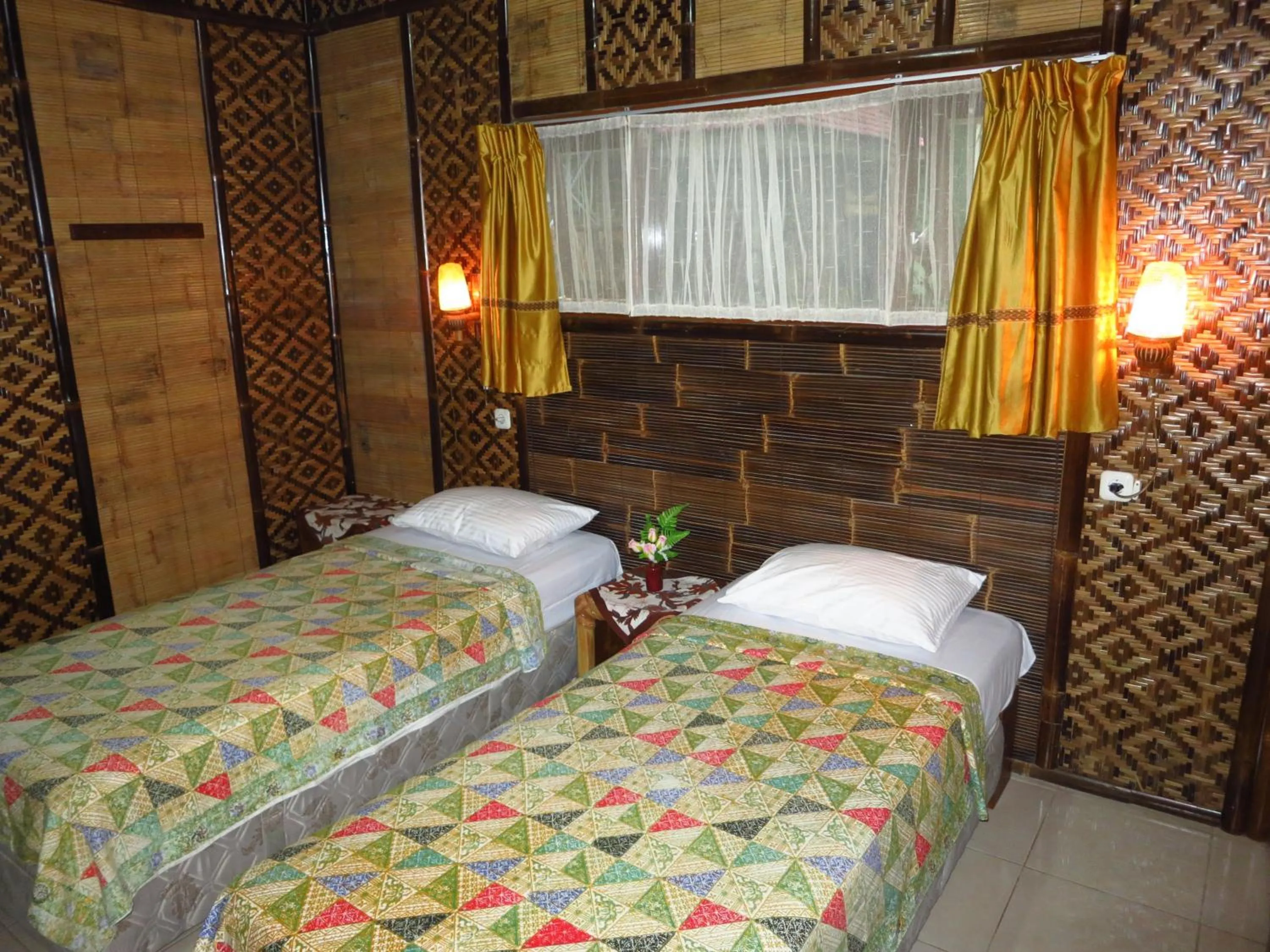 Bed in Enny's Guest House