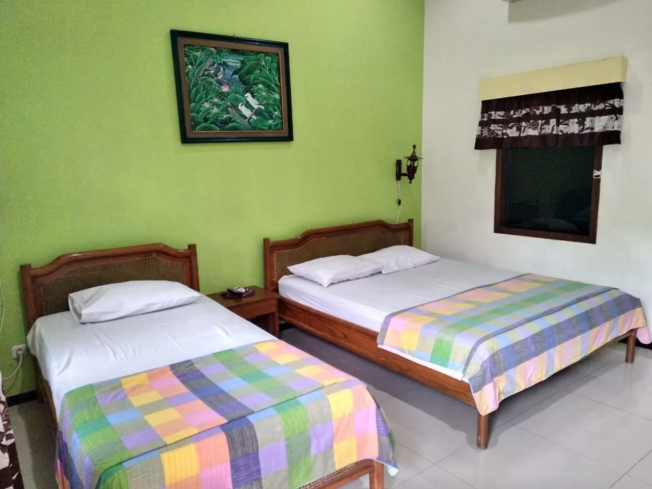 Bed in Enny's Guest House