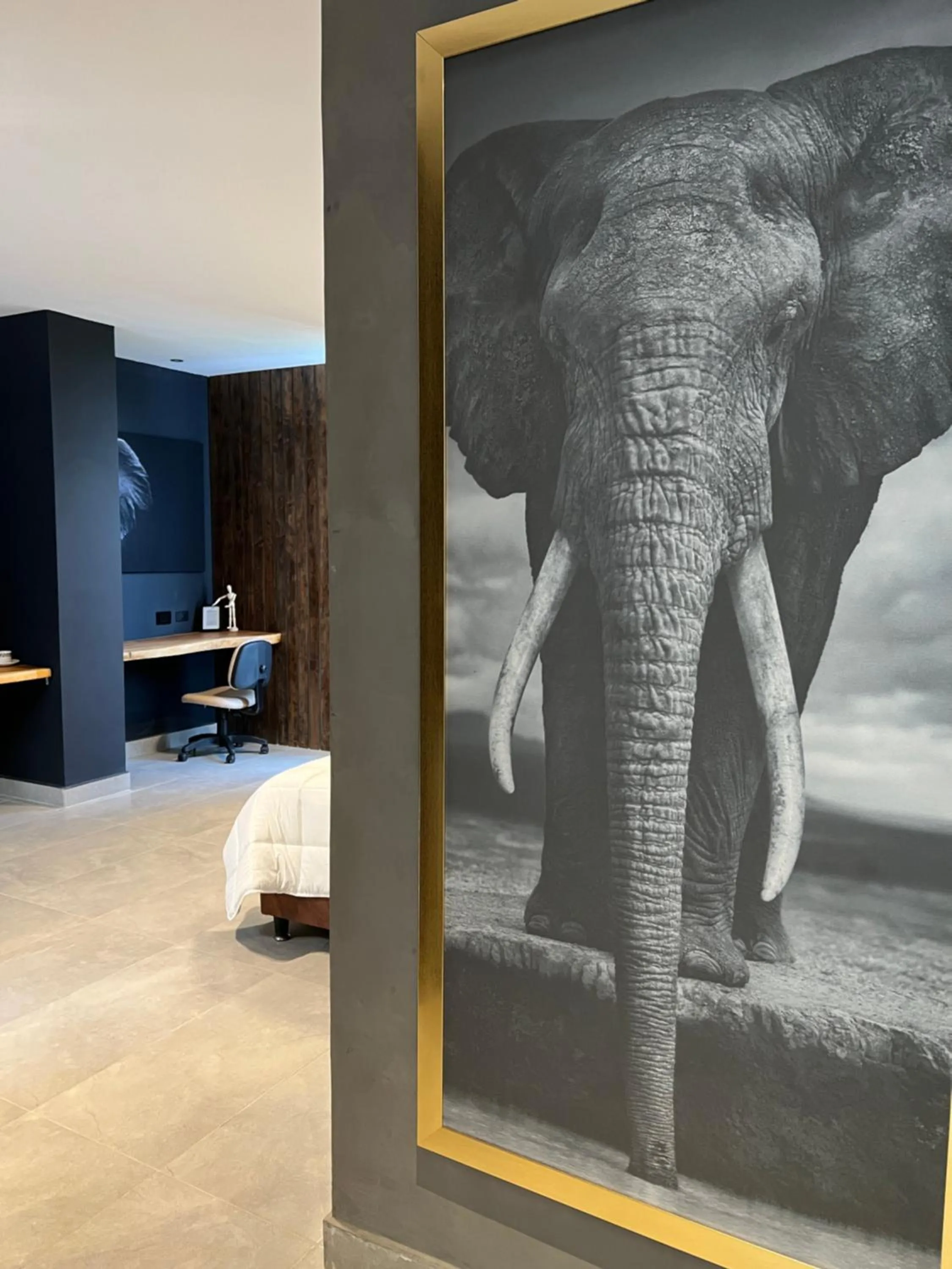 Decorative detail in Hotel Zelva Negra