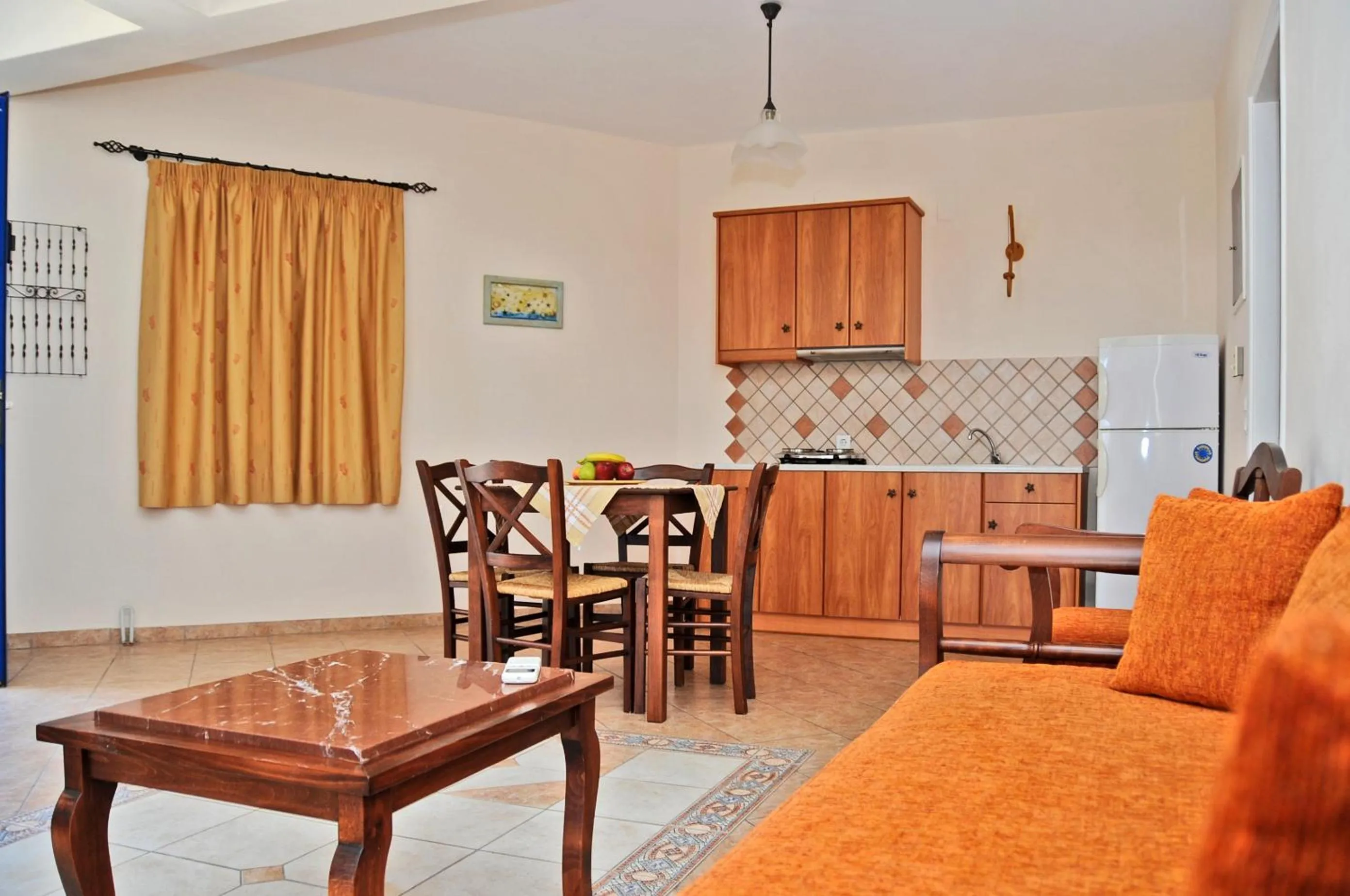 Seating area in Akti Aegeou