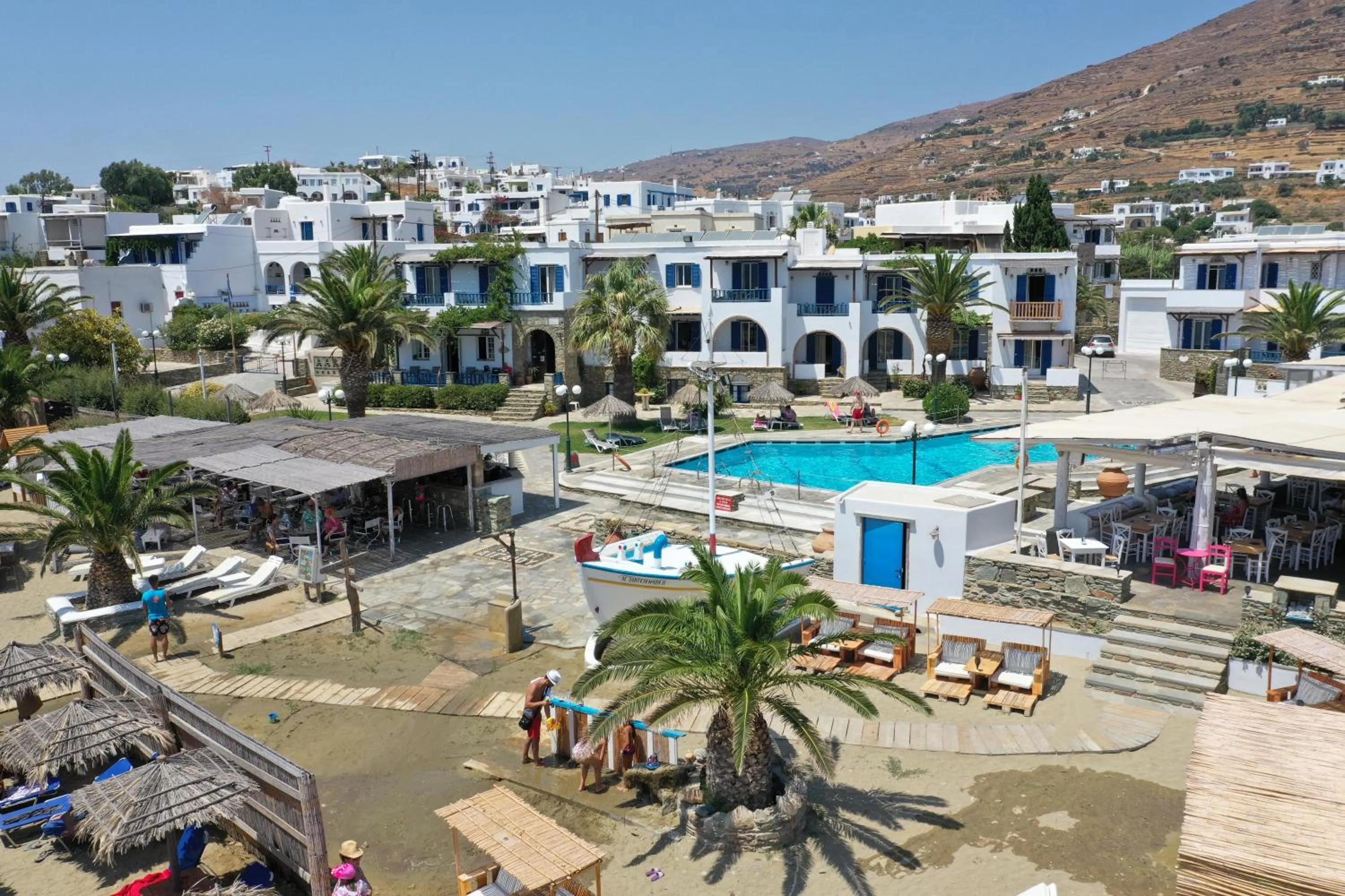 Bird's eye view in Akti Aegeou