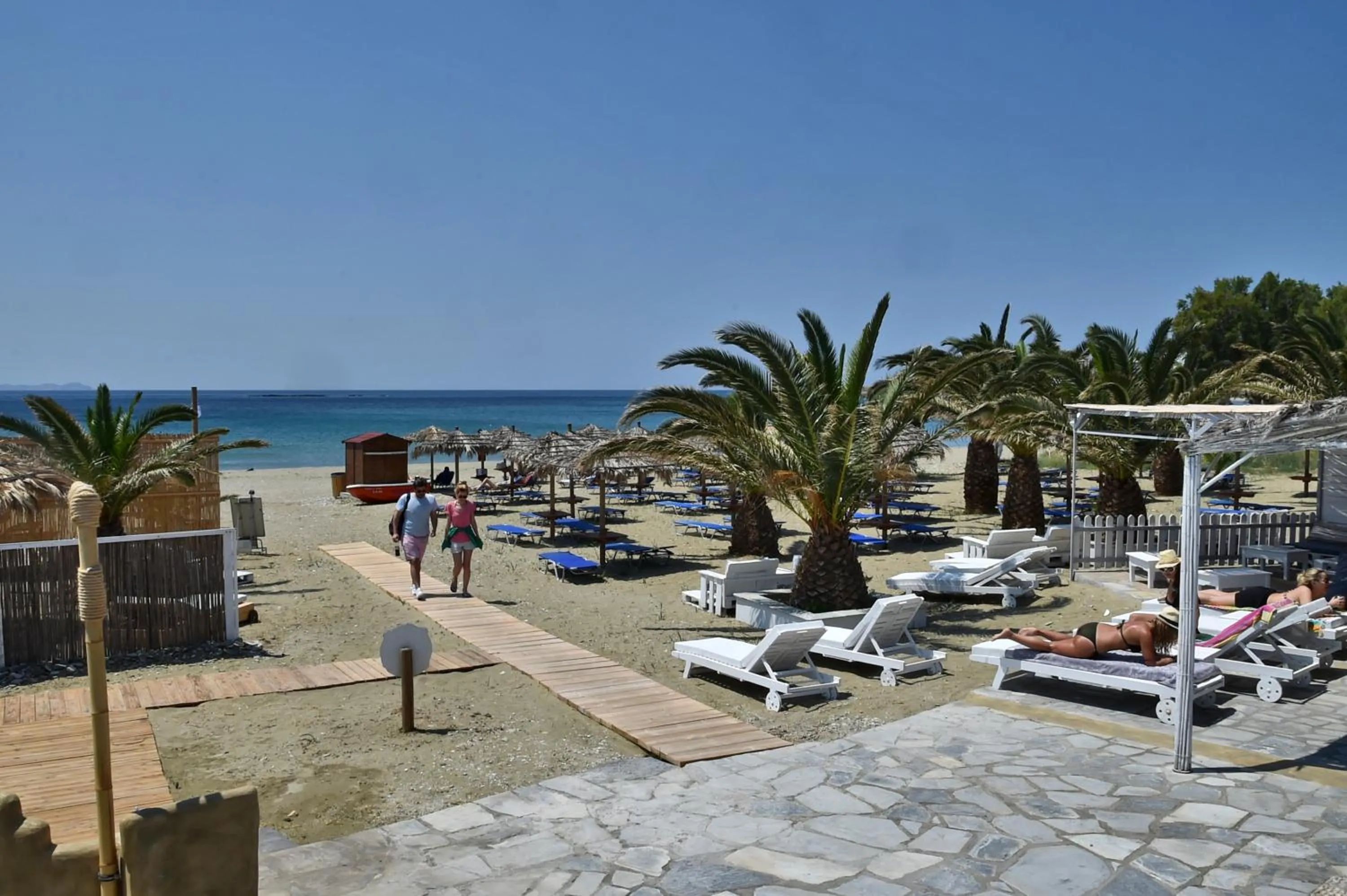 Beach in Akti Aegeou