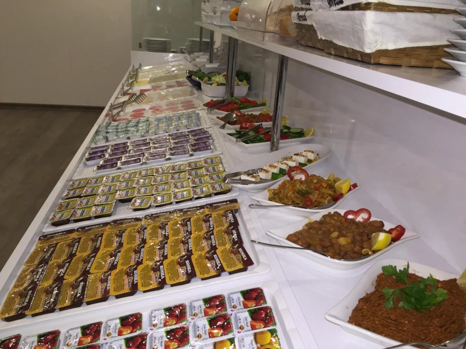 Buffet breakfast in Melidium Hotel