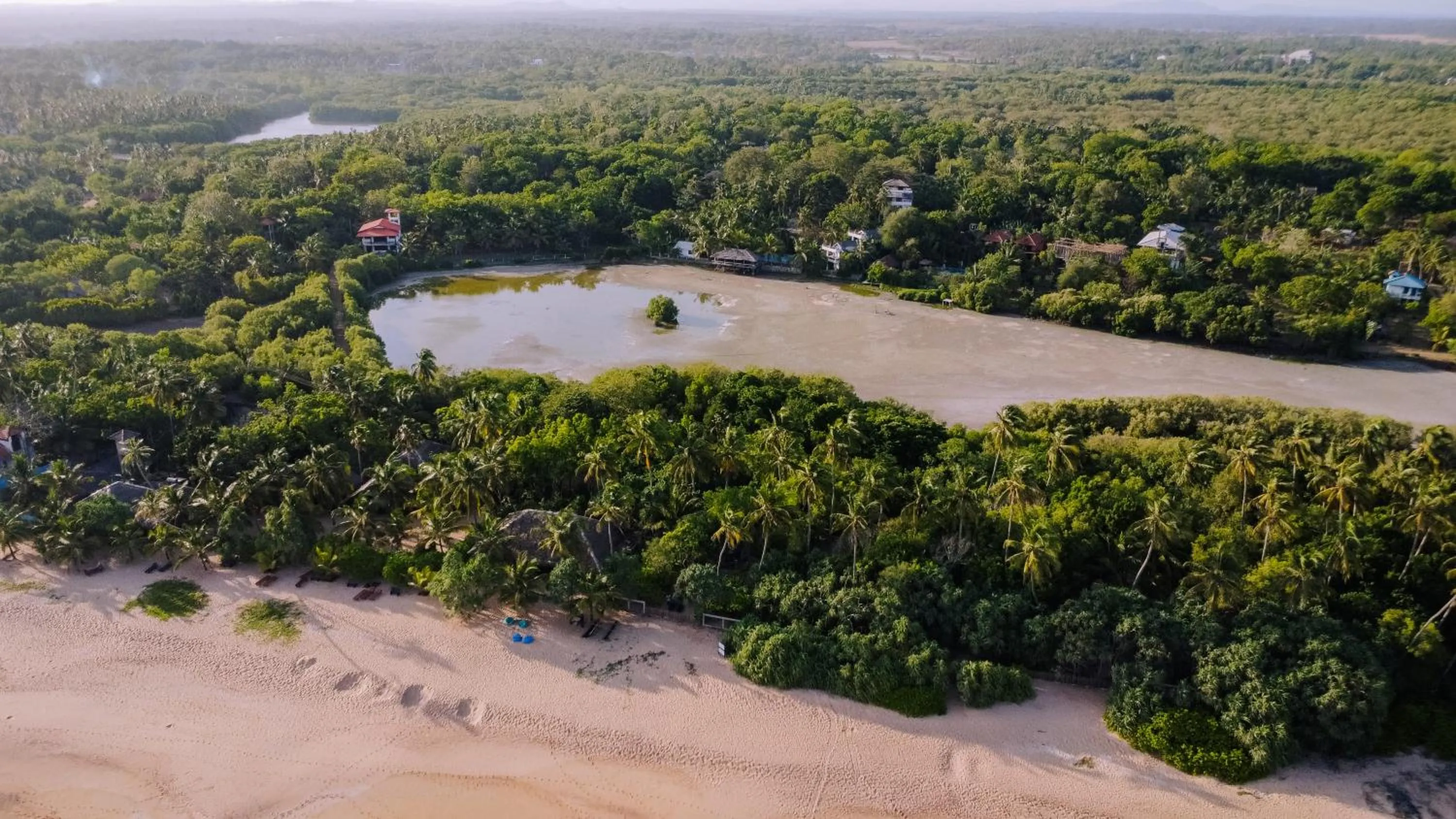 Beach in The Waves Beach Chalets