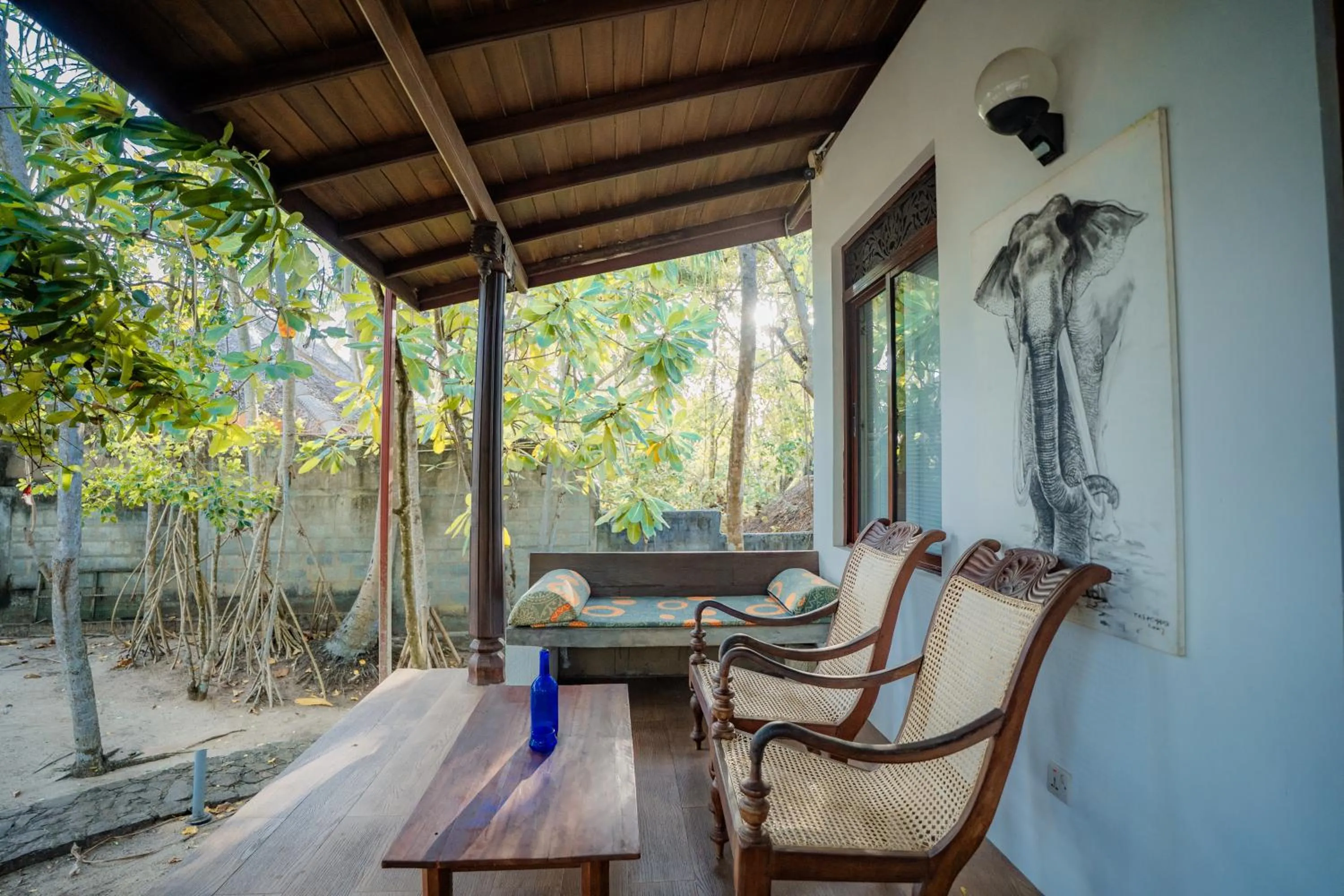 Balcony/Terrace in The Waves Beach Chalets
