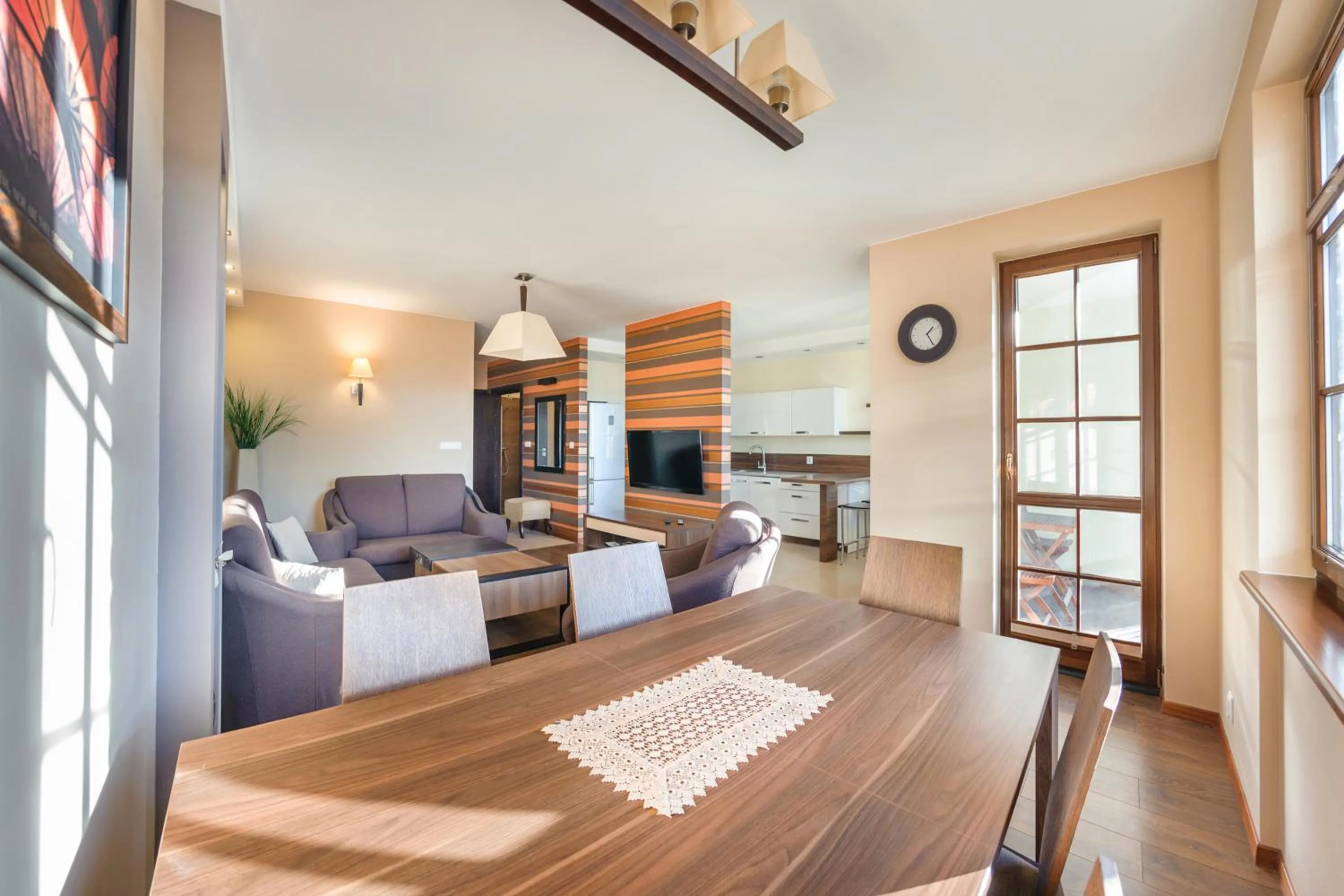 Living room in Bulwar Portowy, Sun & Snow