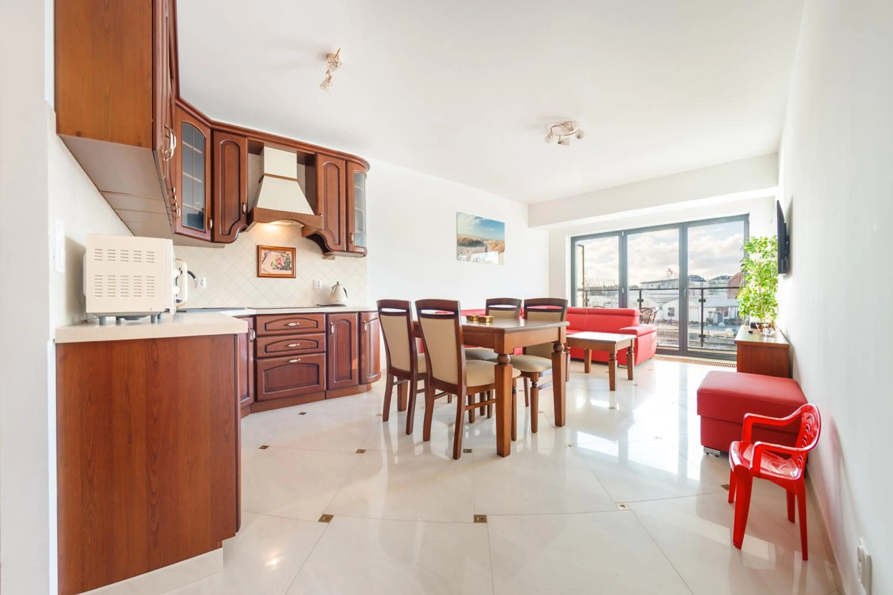 Kitchen or kitchenette in Bulwar Portowy, Sun & Snow
