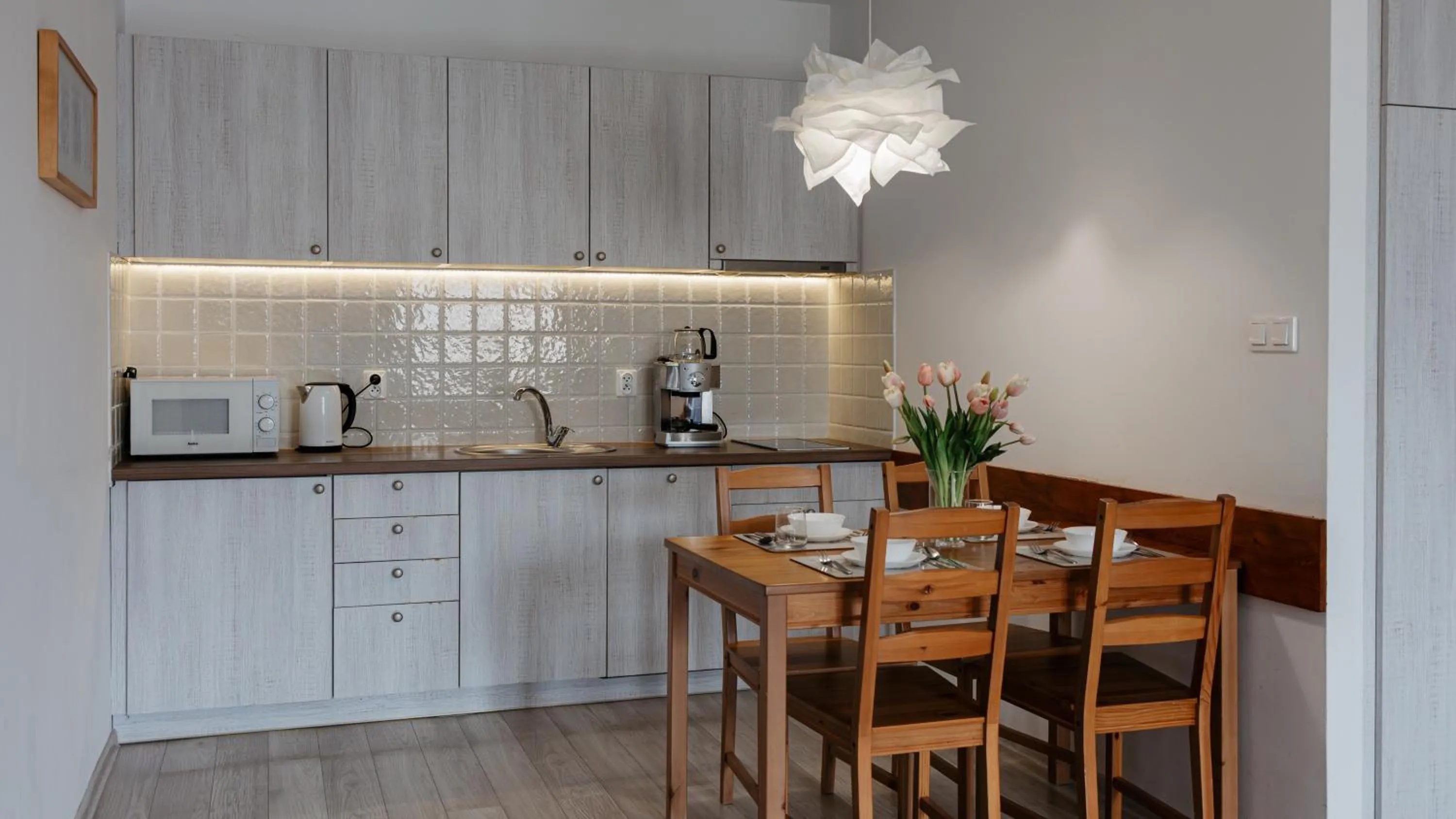 Kitchen or kitchenette in Bulwar Portowy, Sun & Snow