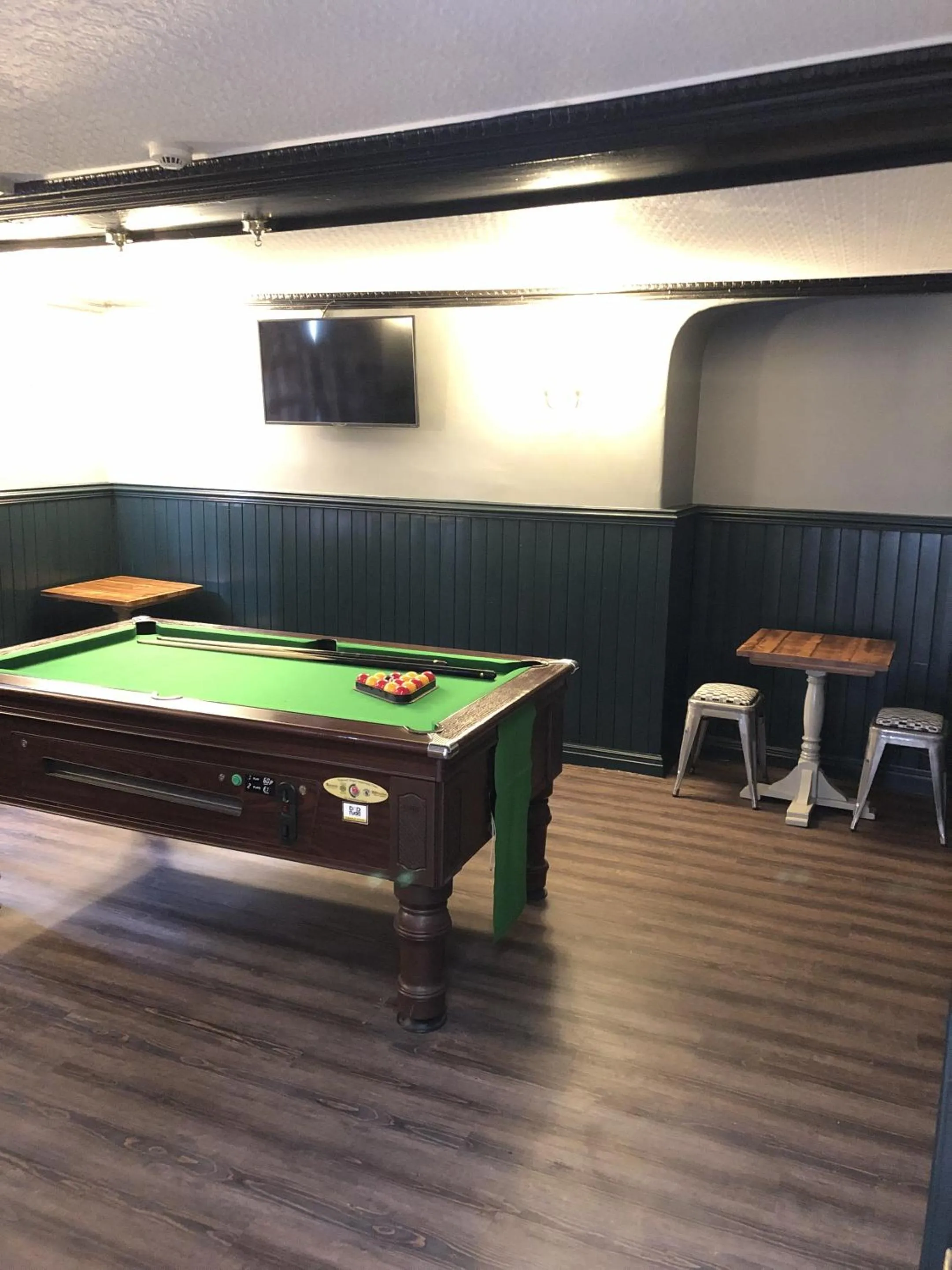 Pool view, Billiards in The unicorn