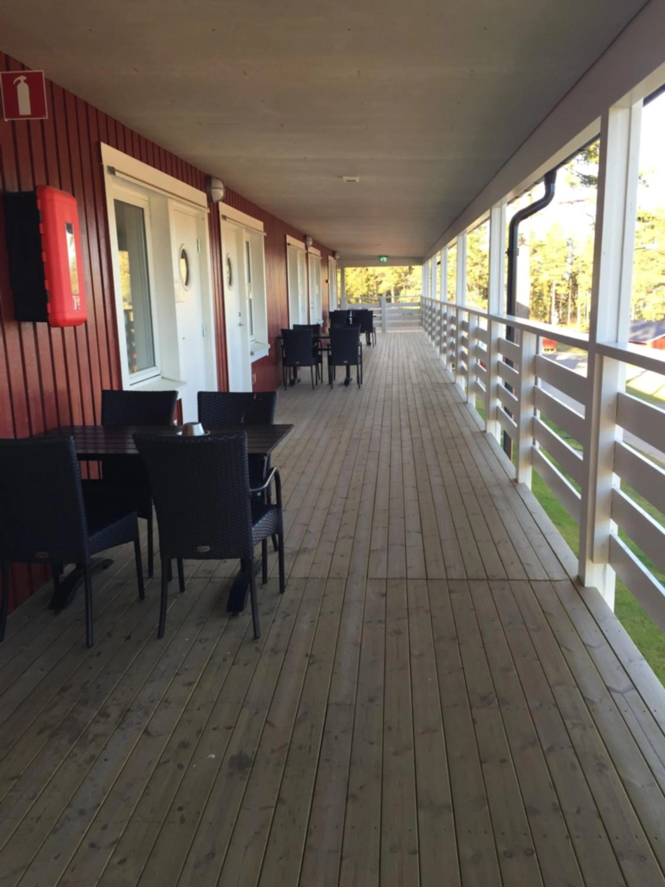 Balcony/Terrace in Piteå Golfhotell