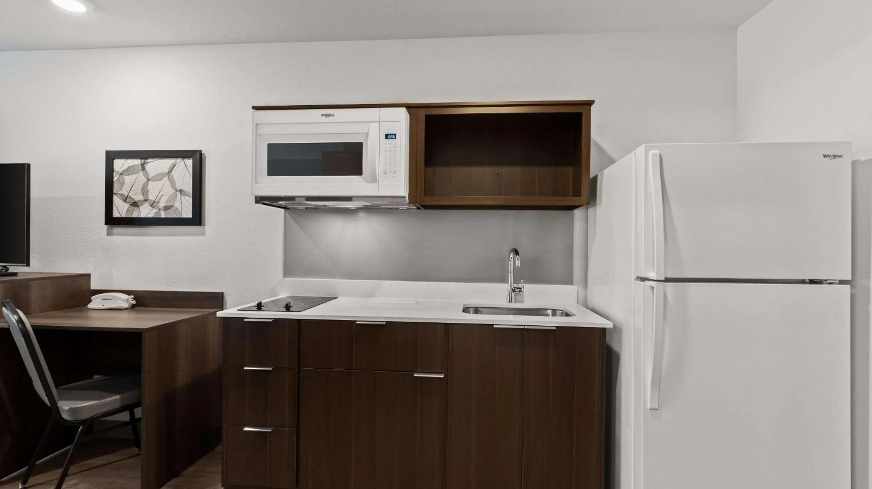 Kitchen or kitchenette in WoodSpring Suites Greeley