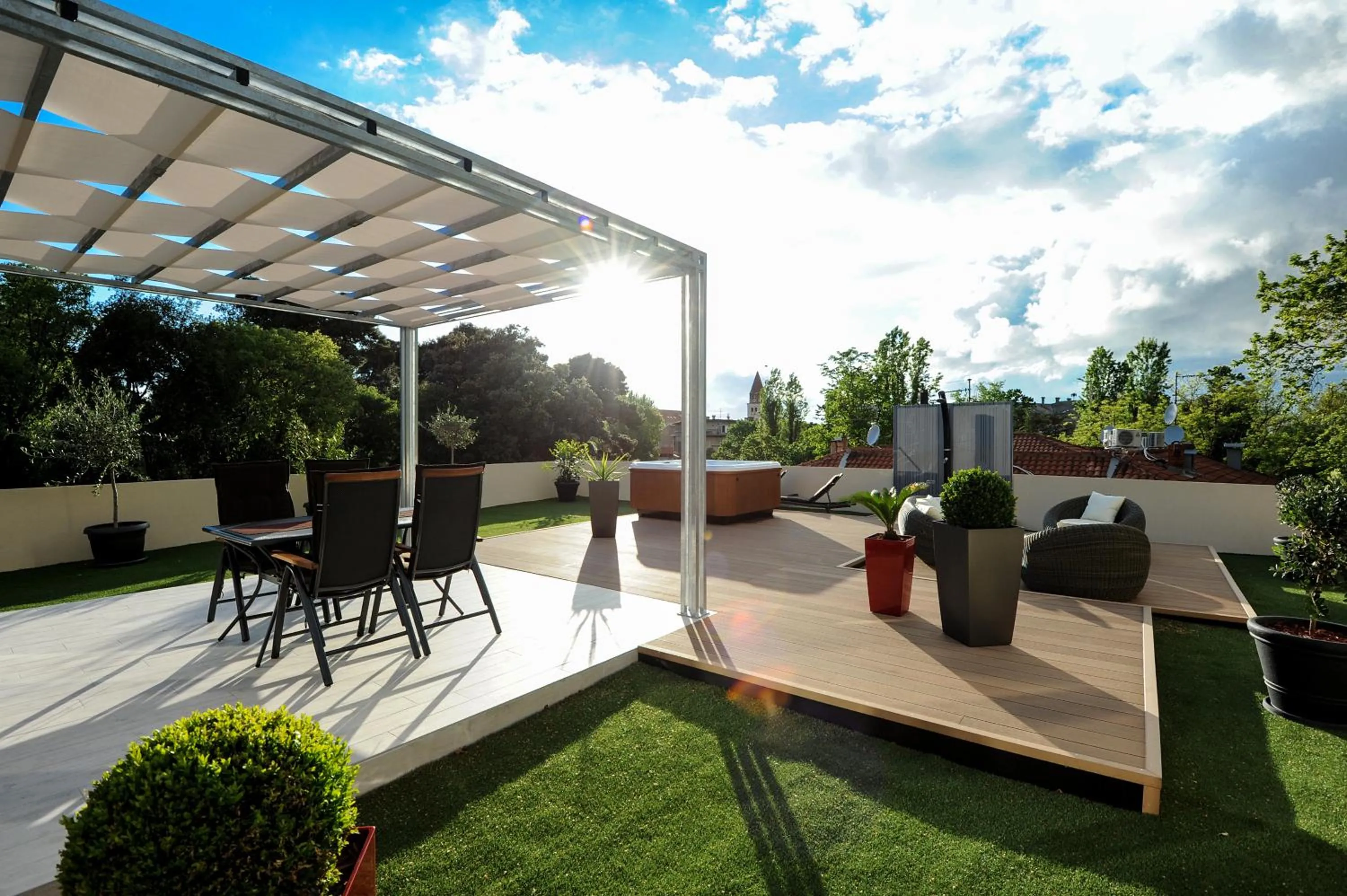 Balcony/Terrace in Feel Good Penthouse With Jacuzzi