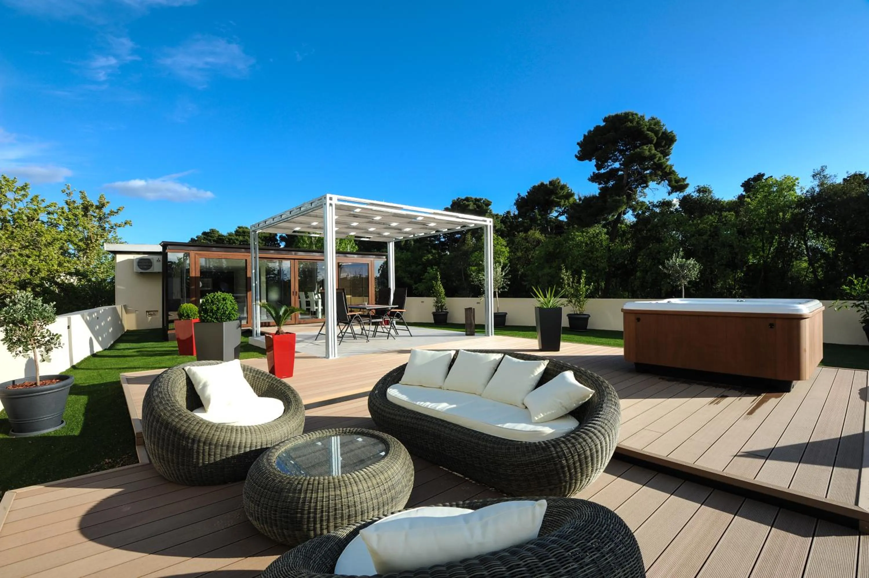 Balcony/Terrace in Feel Good Penthouse With Jacuzzi