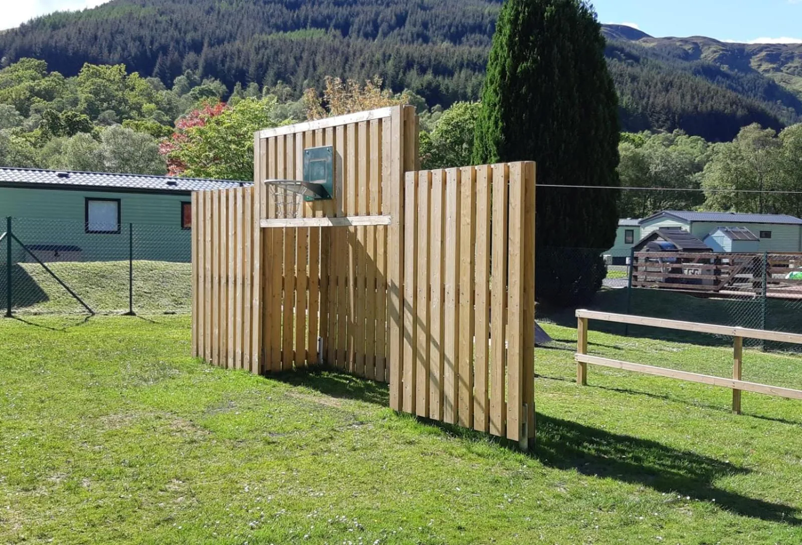 Children play ground in Inverbeg Holiday Park