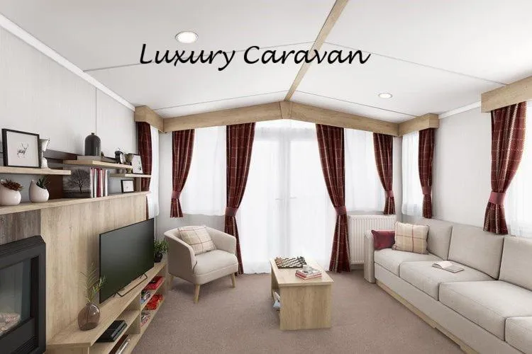 Living room in Inverbeg Holiday Park