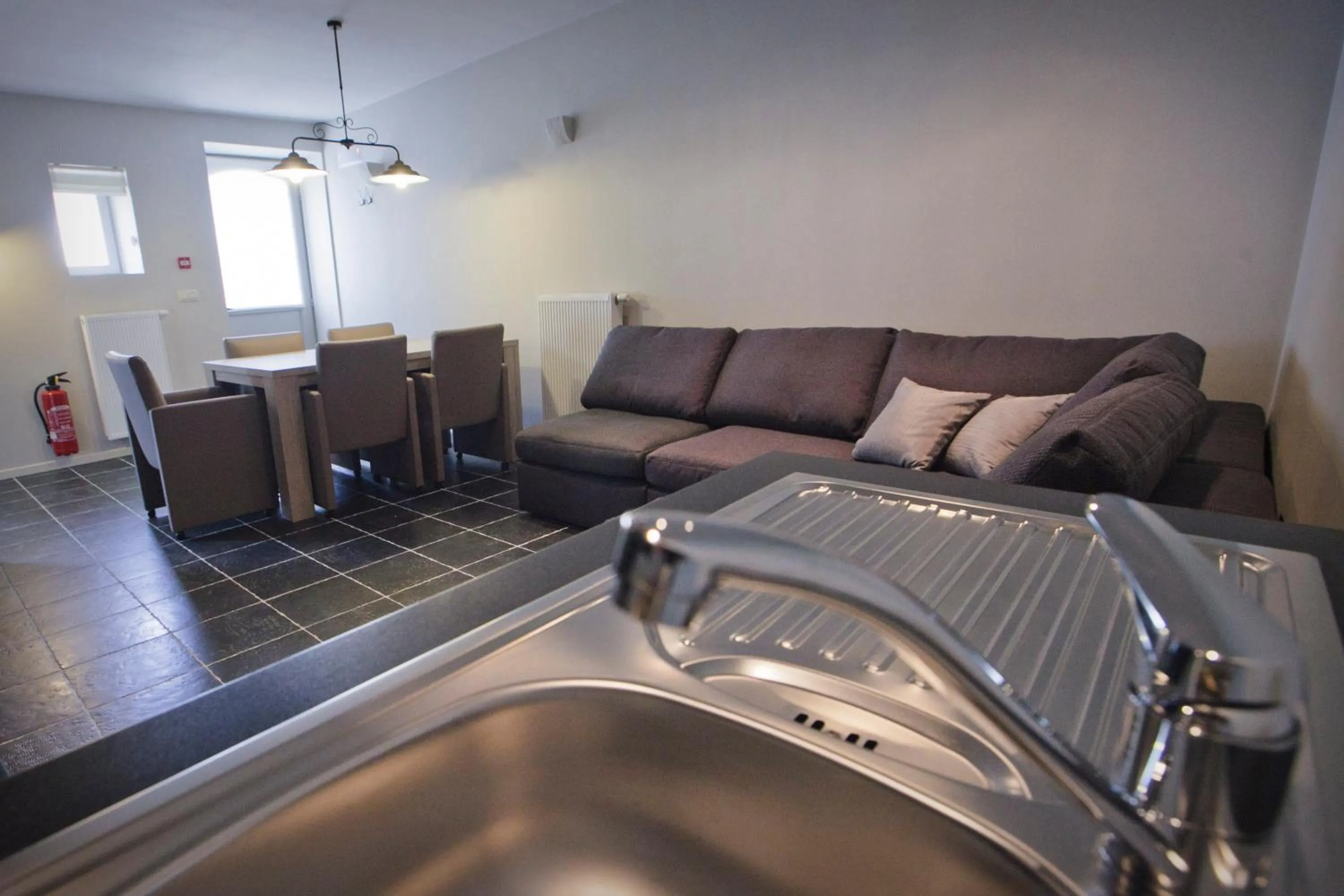 Kitchen or kitchenette in B&B De Oude Winning