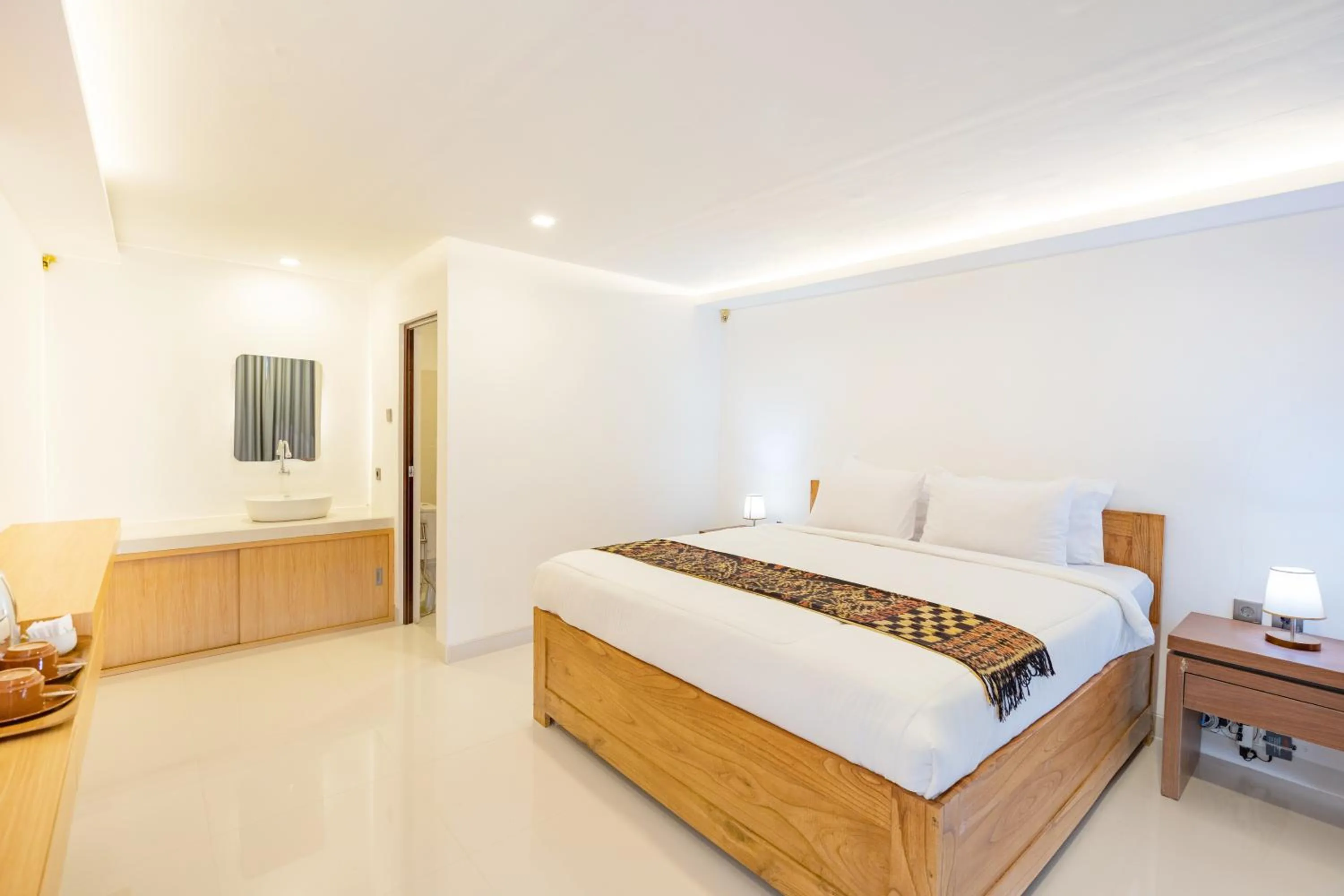 Bed in Tegal Sari Cabin Kintamani