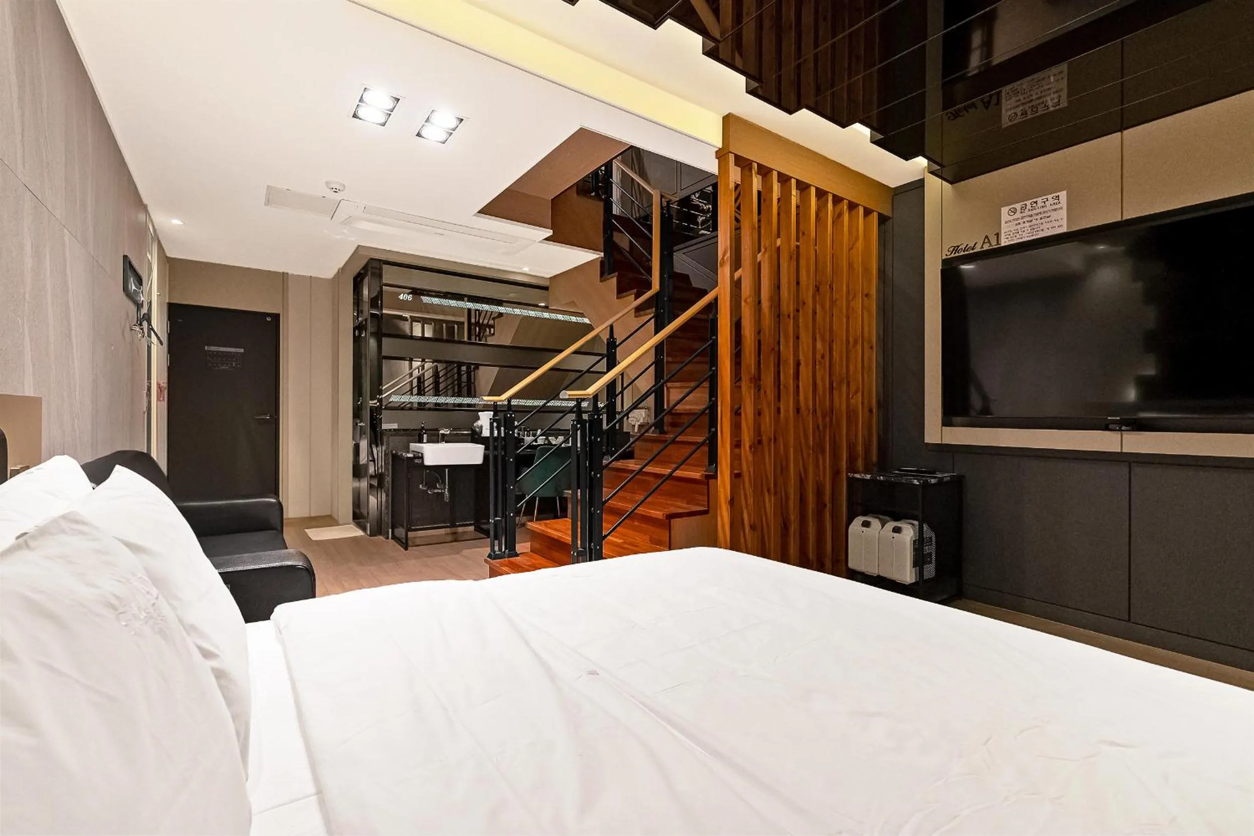 Bed in Pohang A1Hotel Haedo