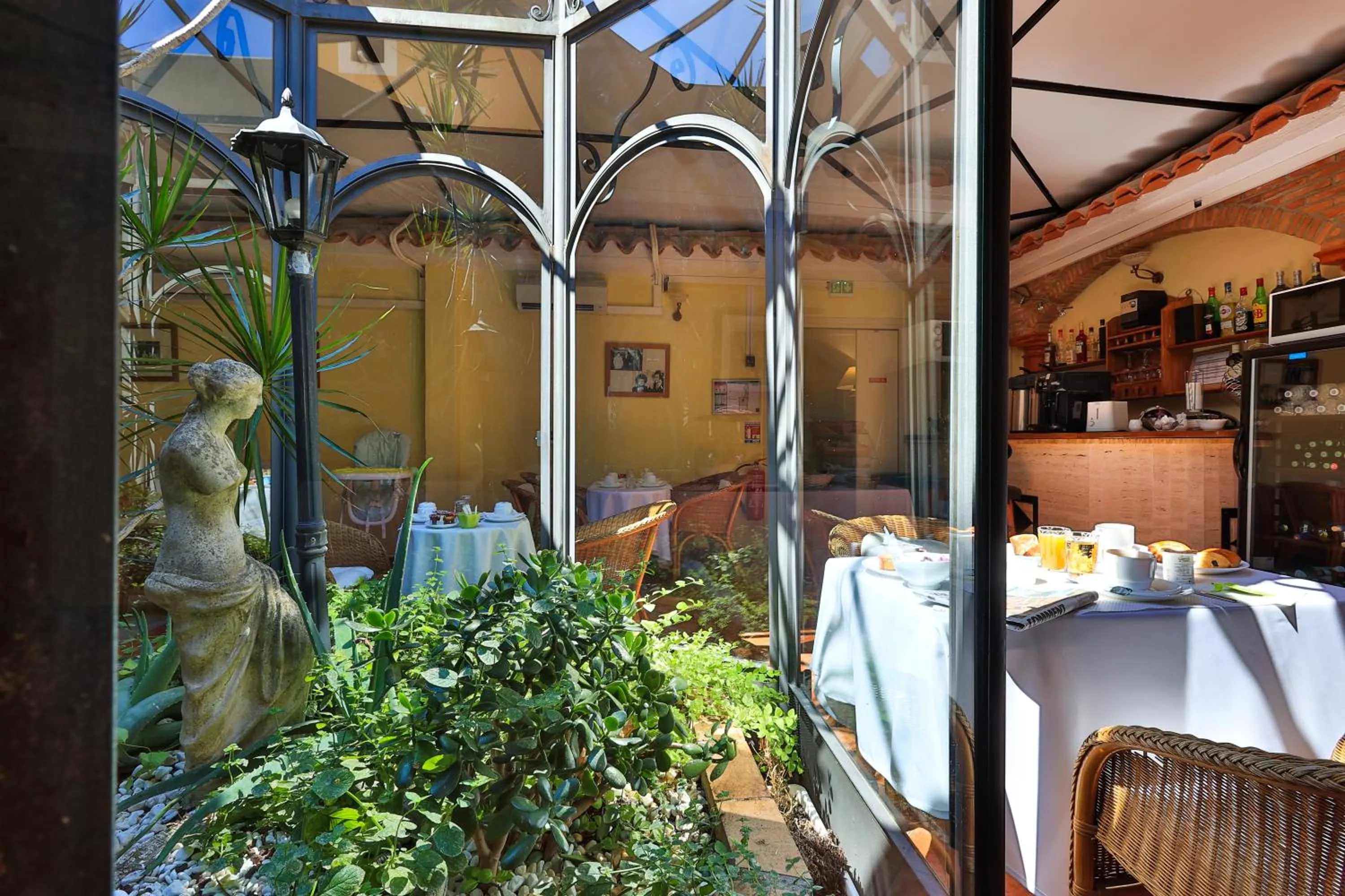 Garden view in Hôtel Playa