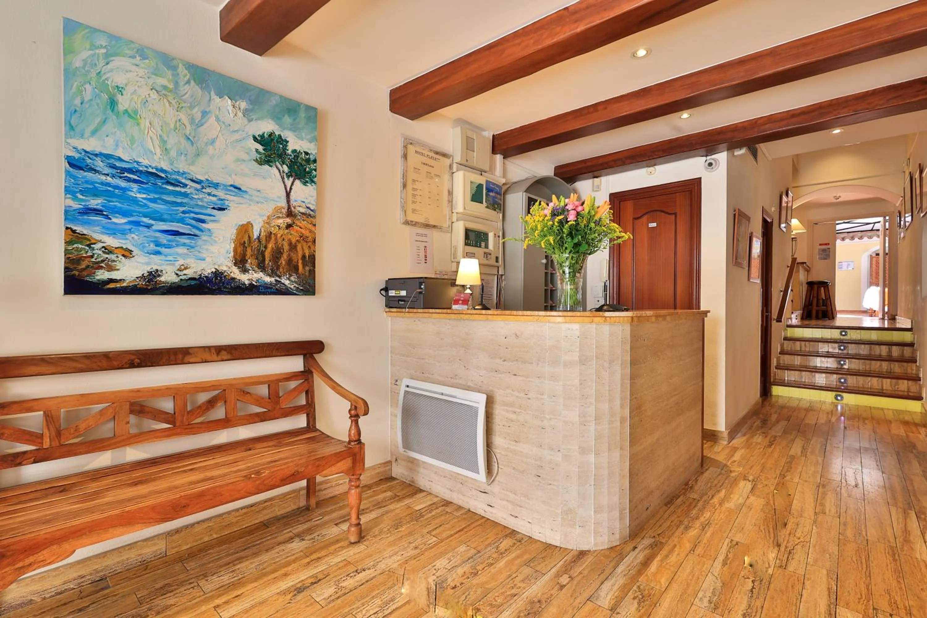 Lobby or reception in Hôtel Playa