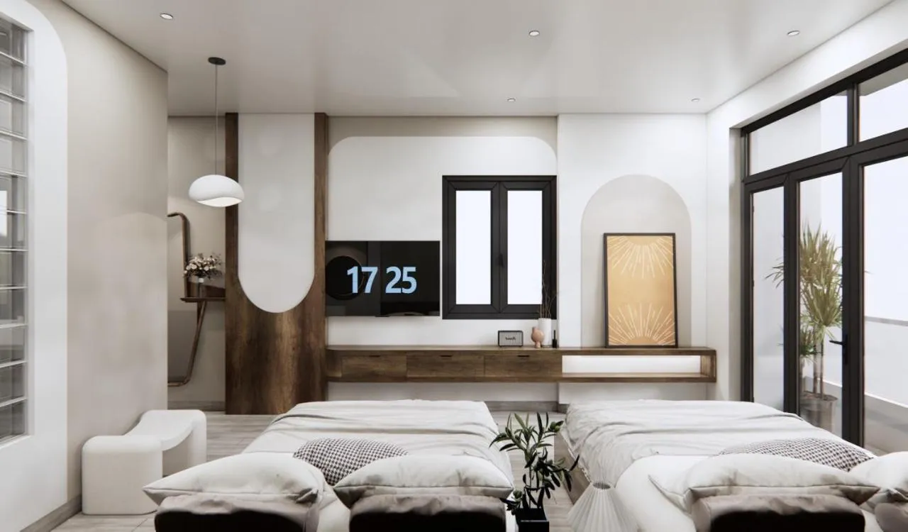 Bed in T&T Luxury Hotel