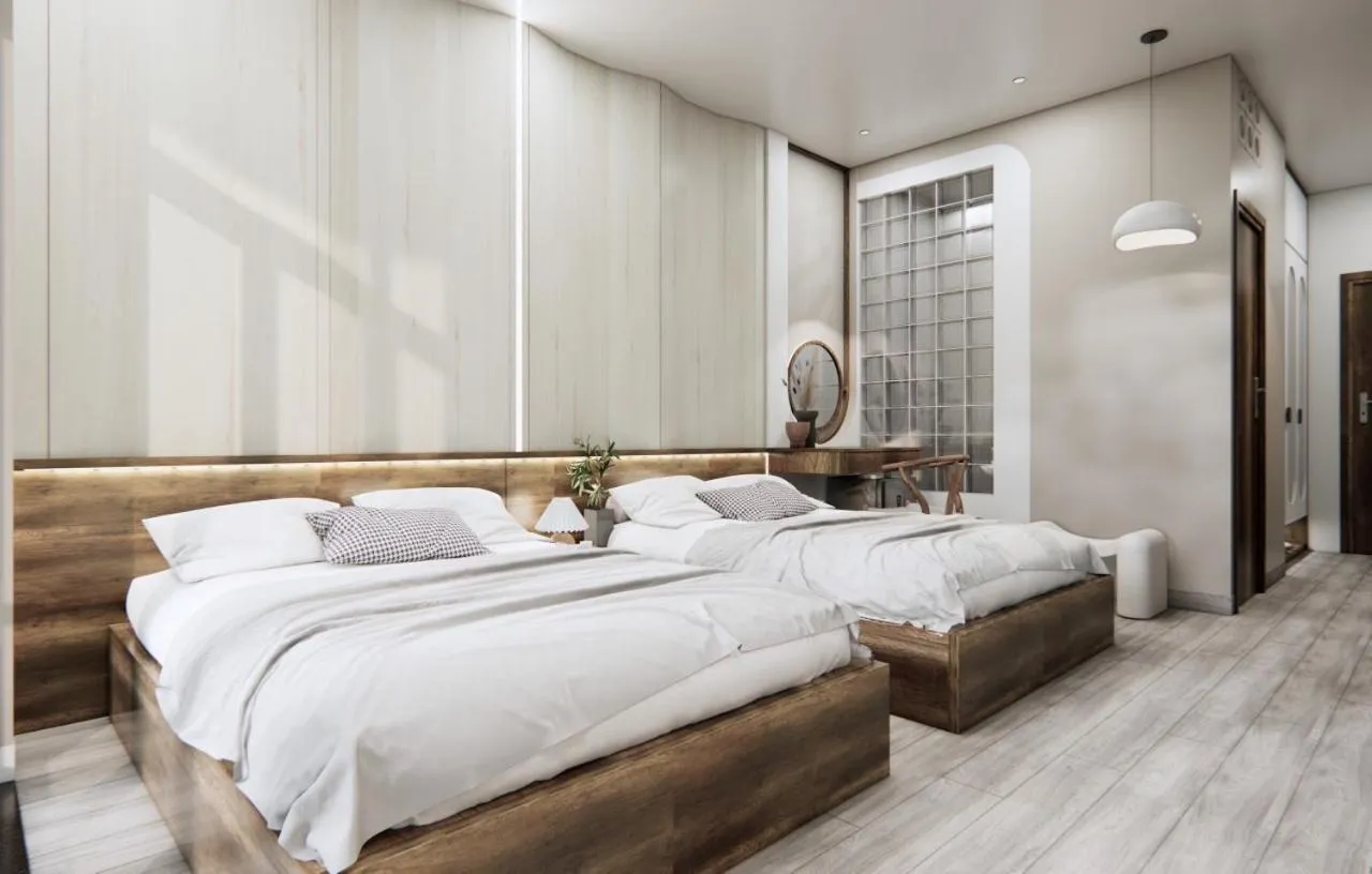 Bed in T&T Luxury Hotel