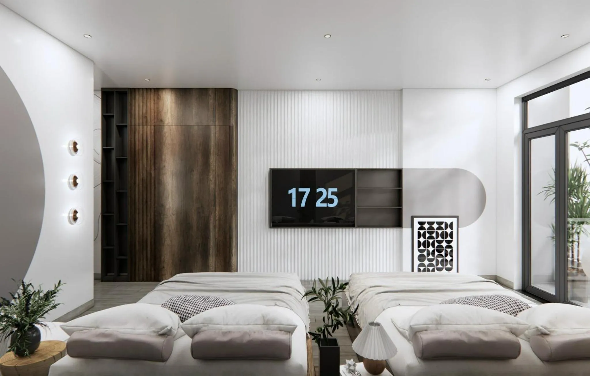 Bed in T&T Luxury Hotel