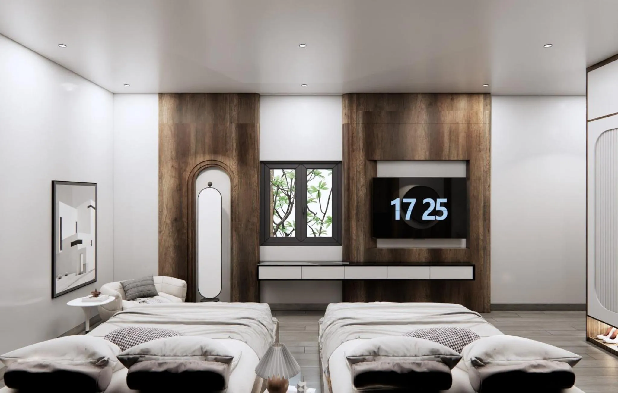 Bed in T&T Luxury Hotel