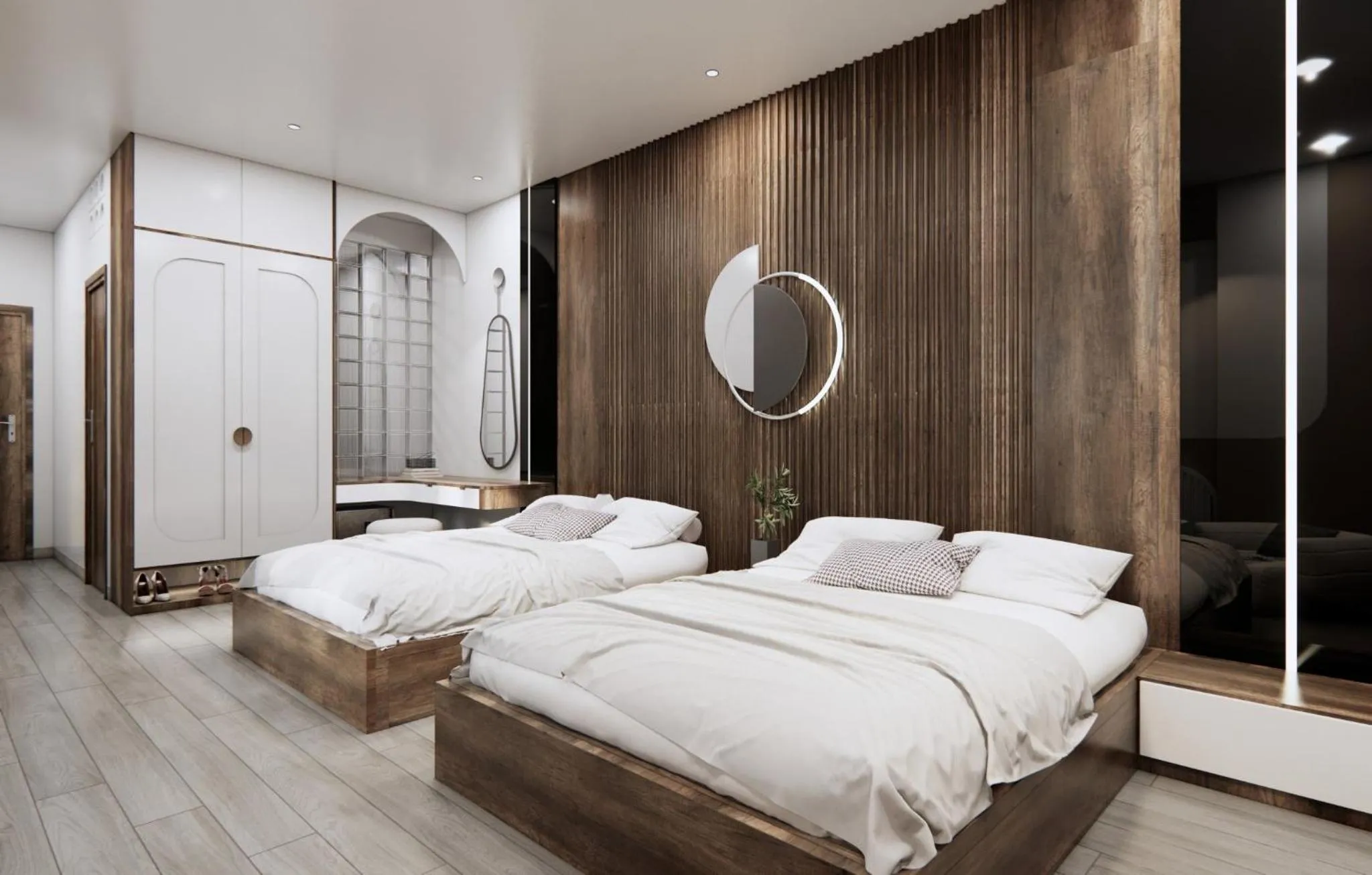 Bed in T&T Luxury Hotel