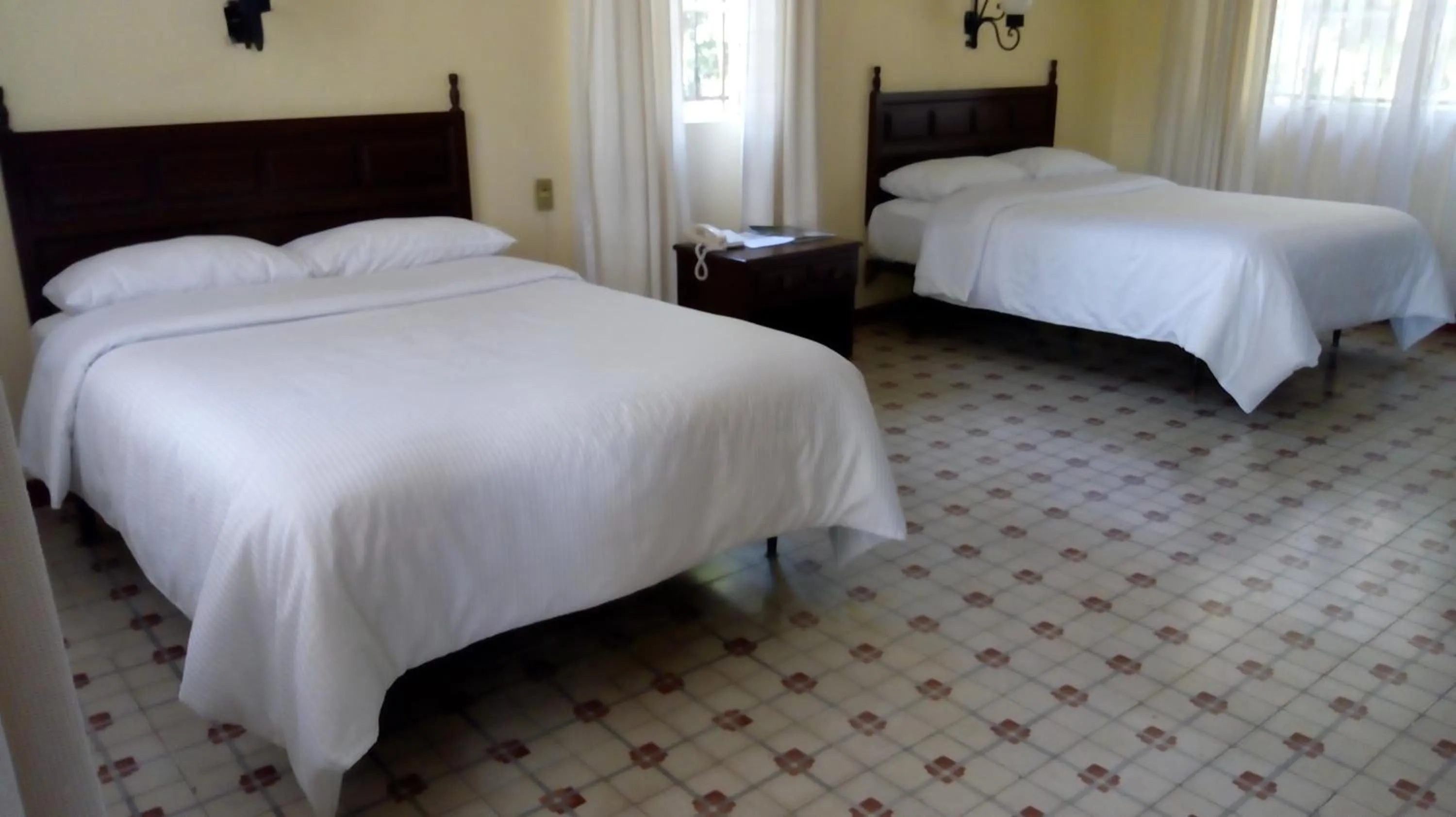 Bed in Hotel Mi Ranchito