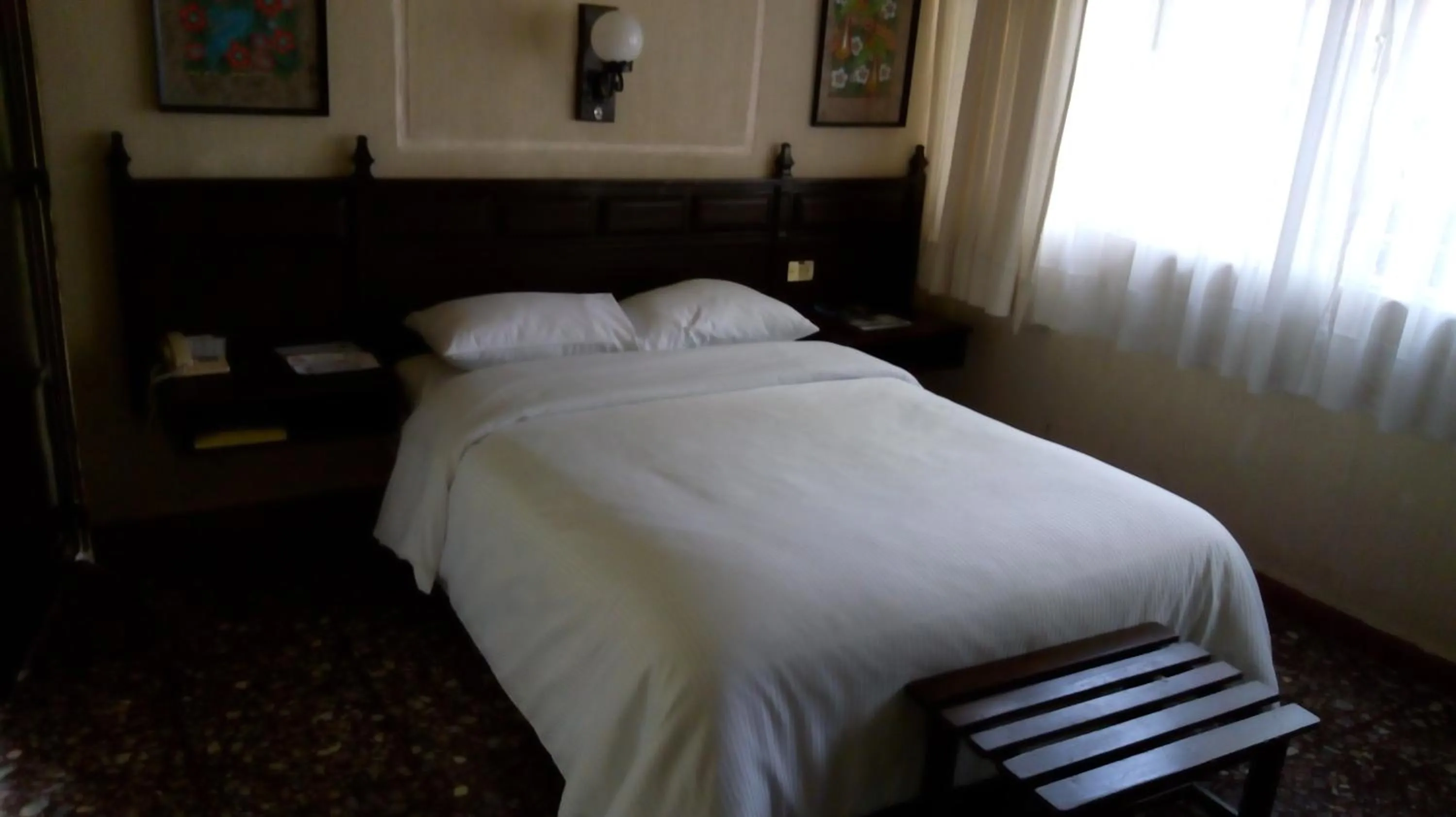 Bed in Hotel Mi Ranchito