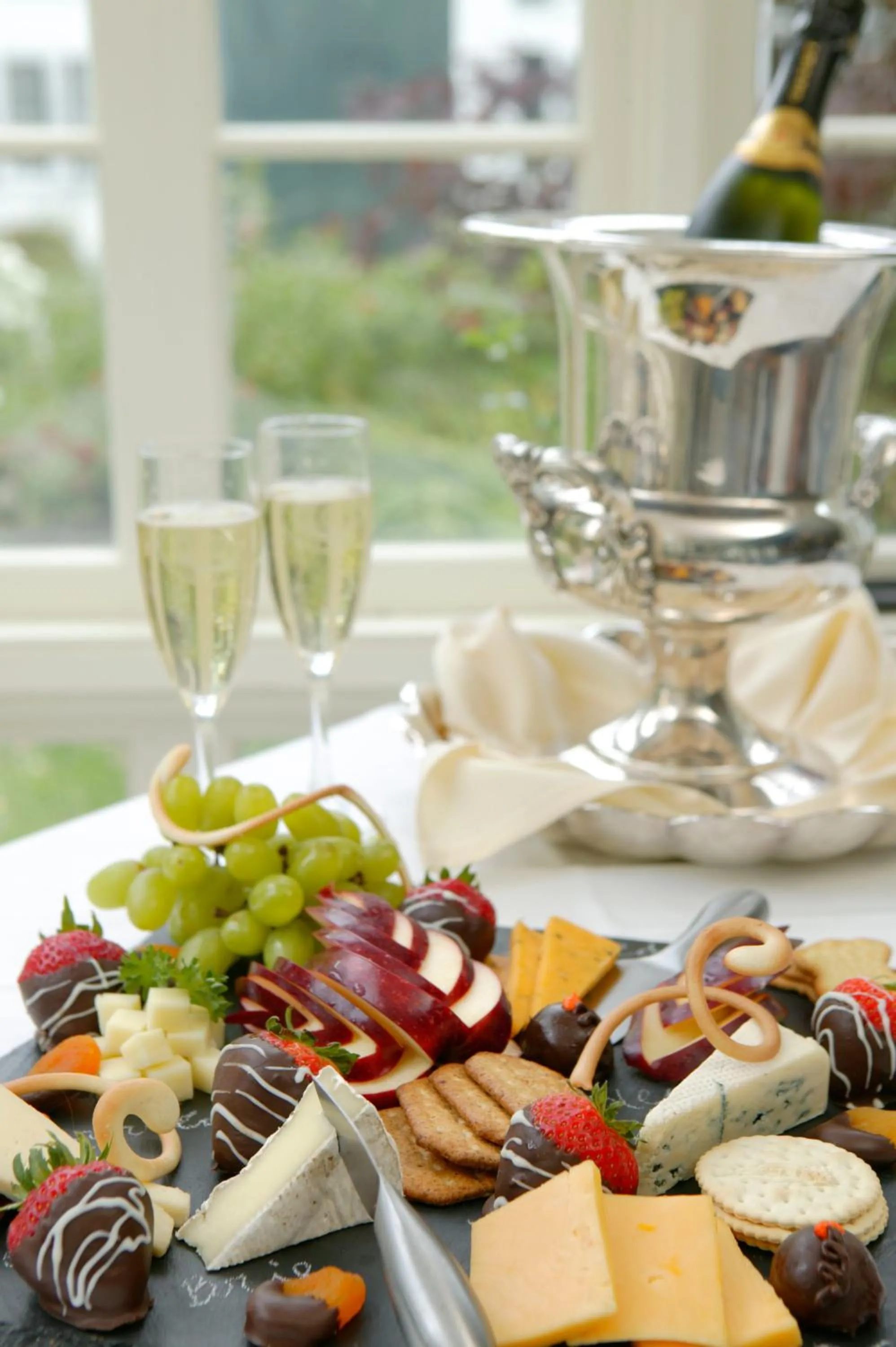 Food close-up in Captain's House Inn