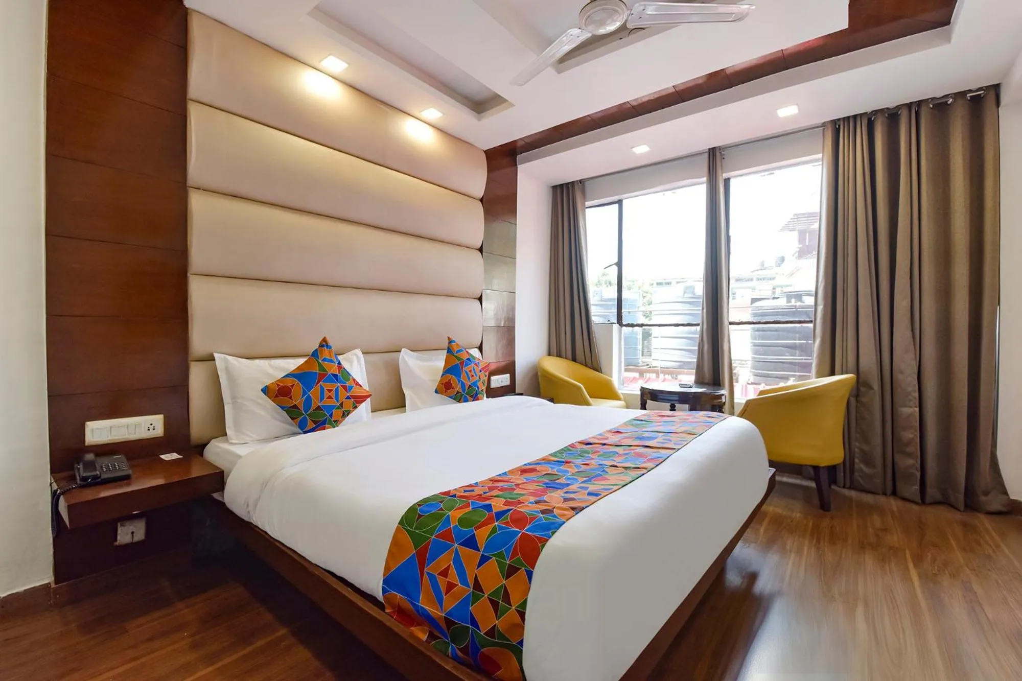 Bed in FabHotel Sikka Royal Classic - Mall road