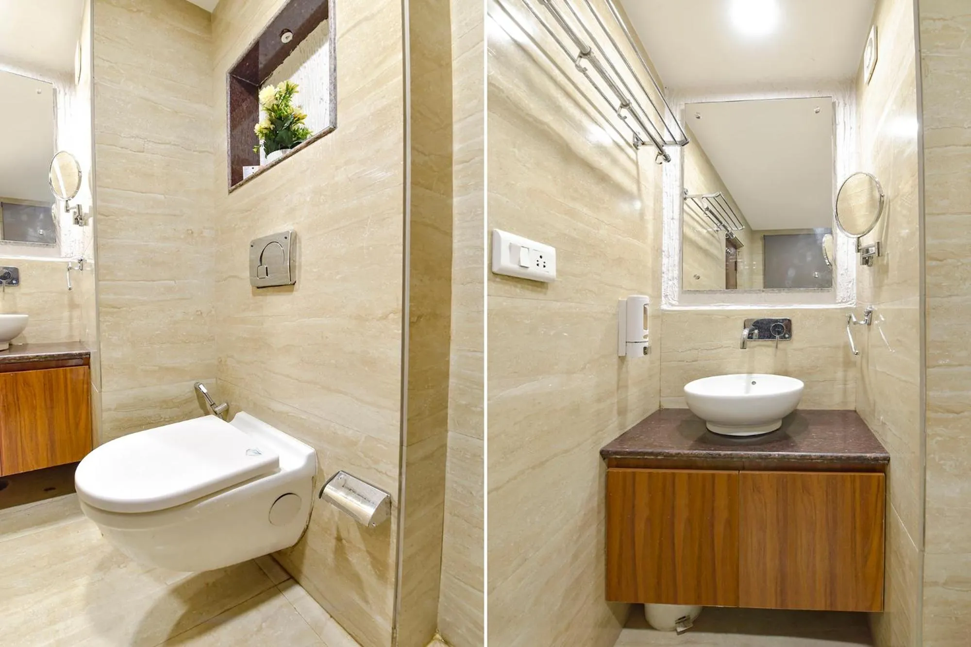 Bathroom in FabHotel Sikka Royal Classic - Mall road