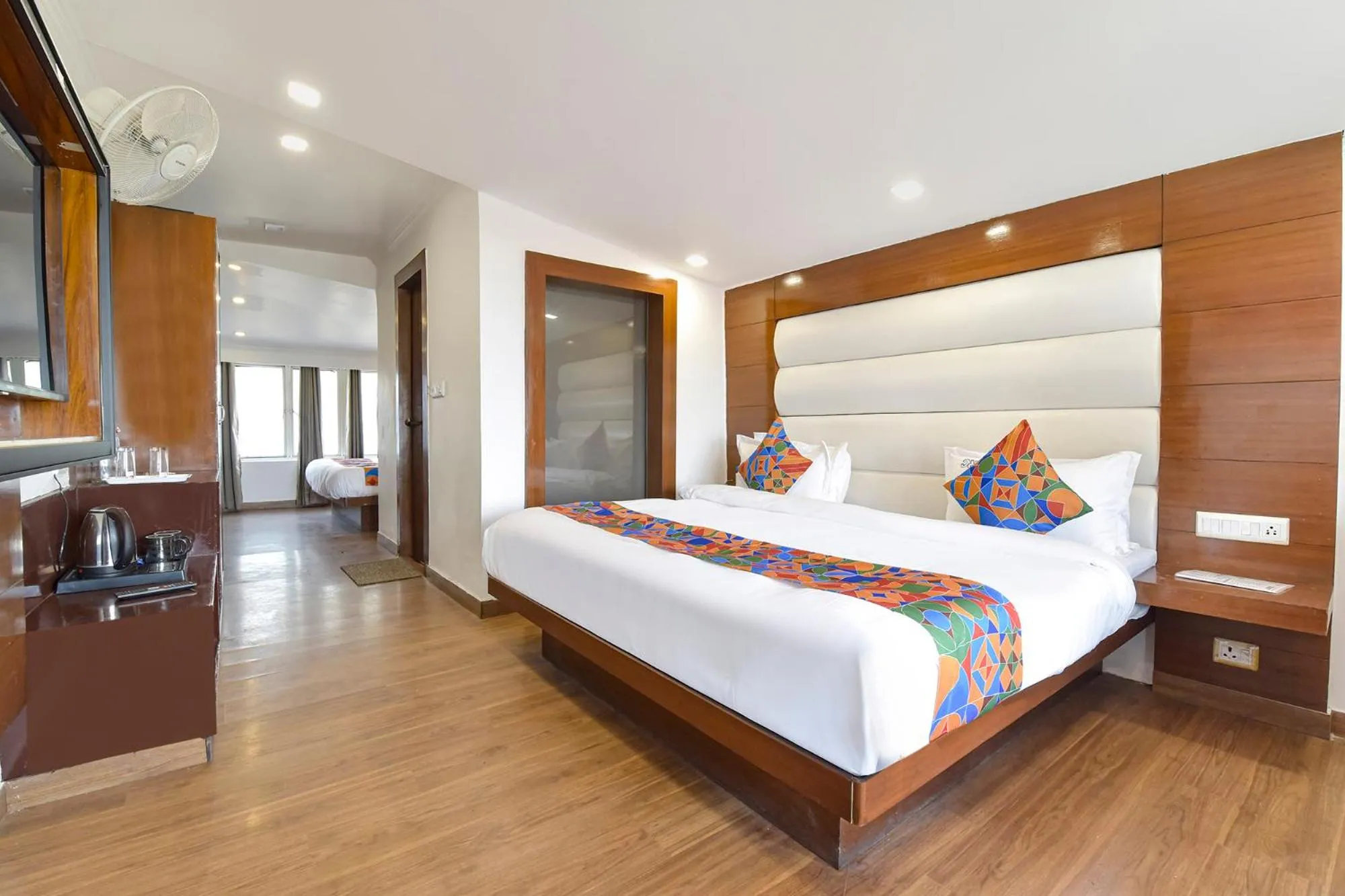 Bed in FabHotel Sikka Royal Classic - Mall road