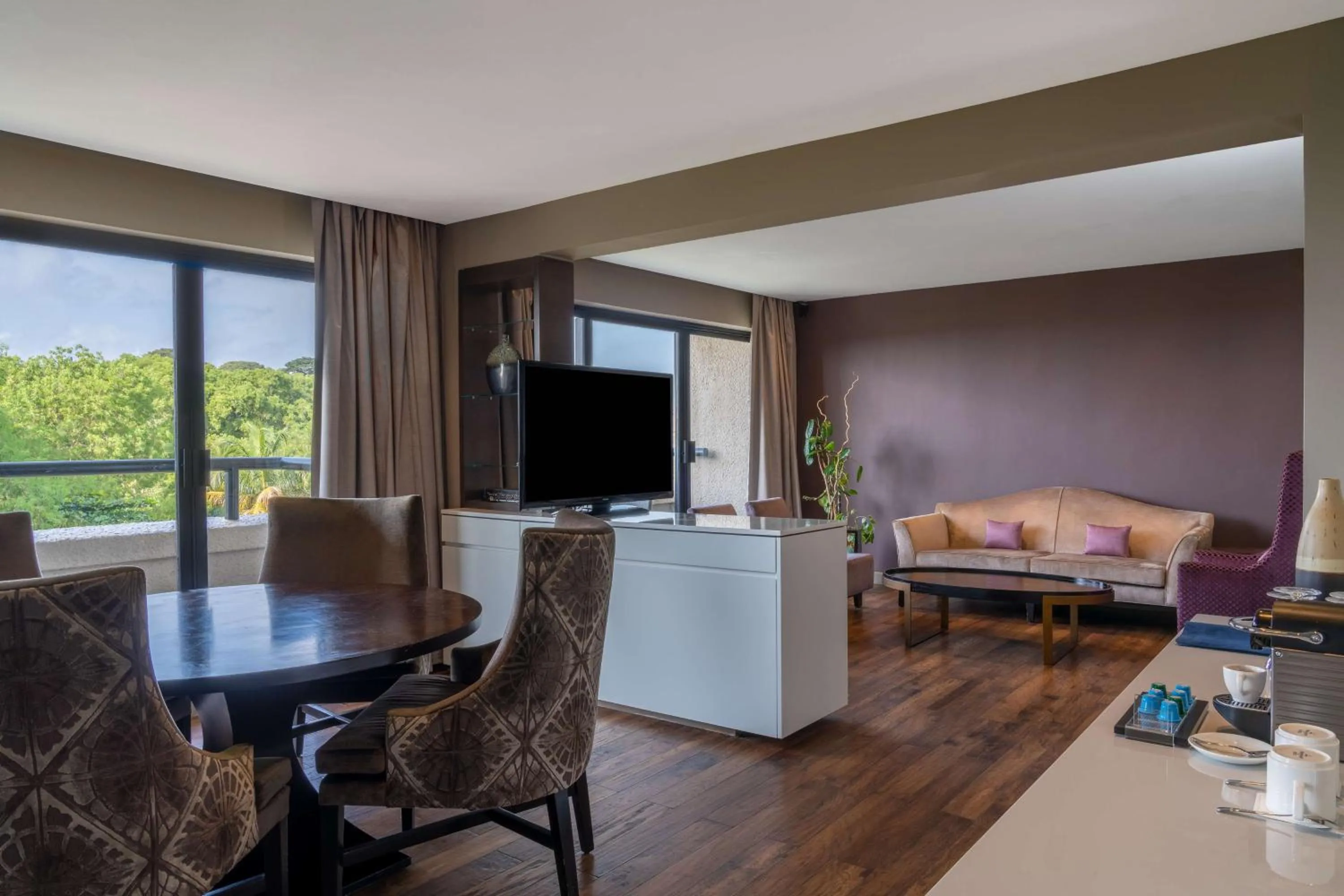 Seating area in Radisson Blu Mammy Yoko Hotel