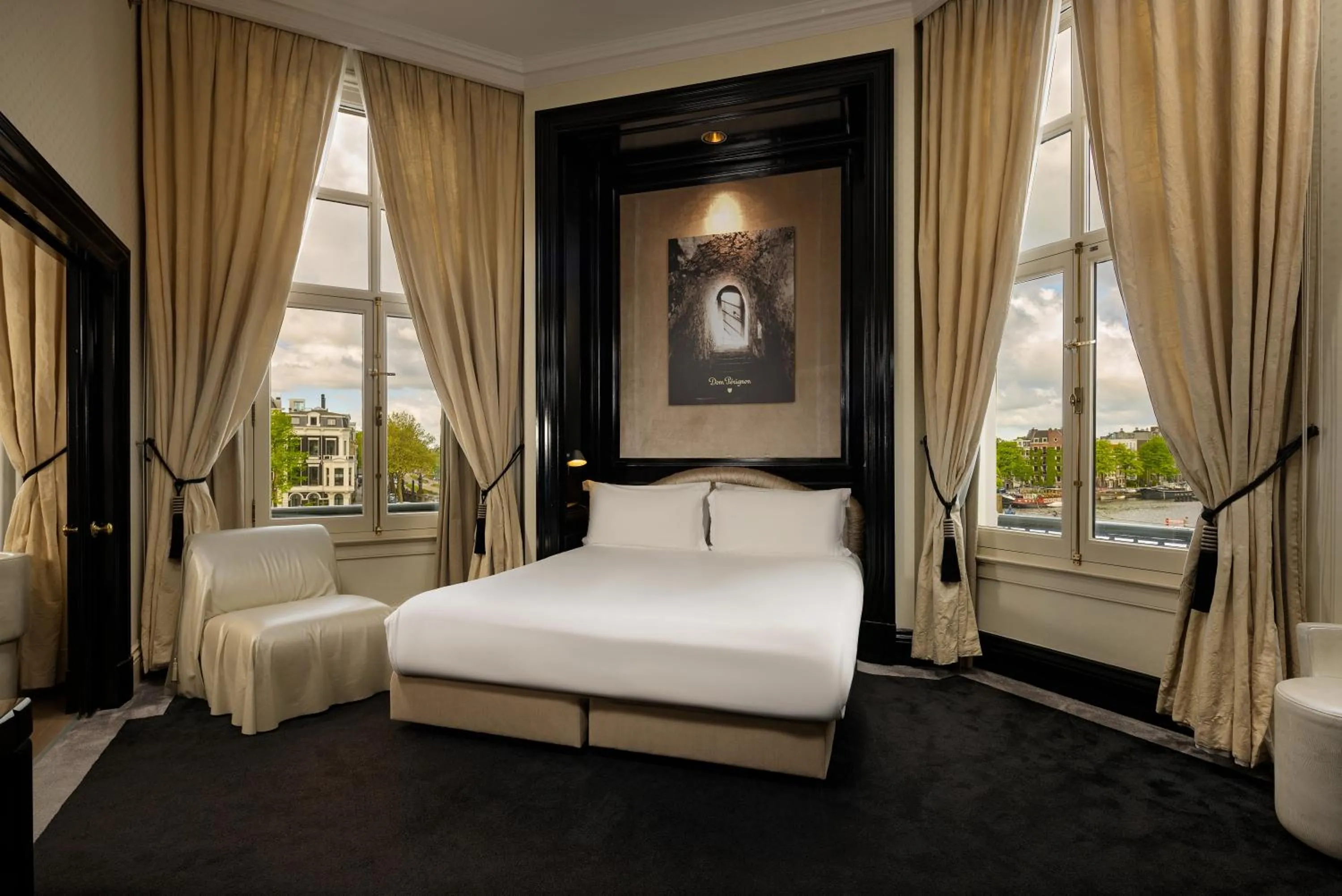 Bed in InterContinental Amstel Amsterdam by IHG