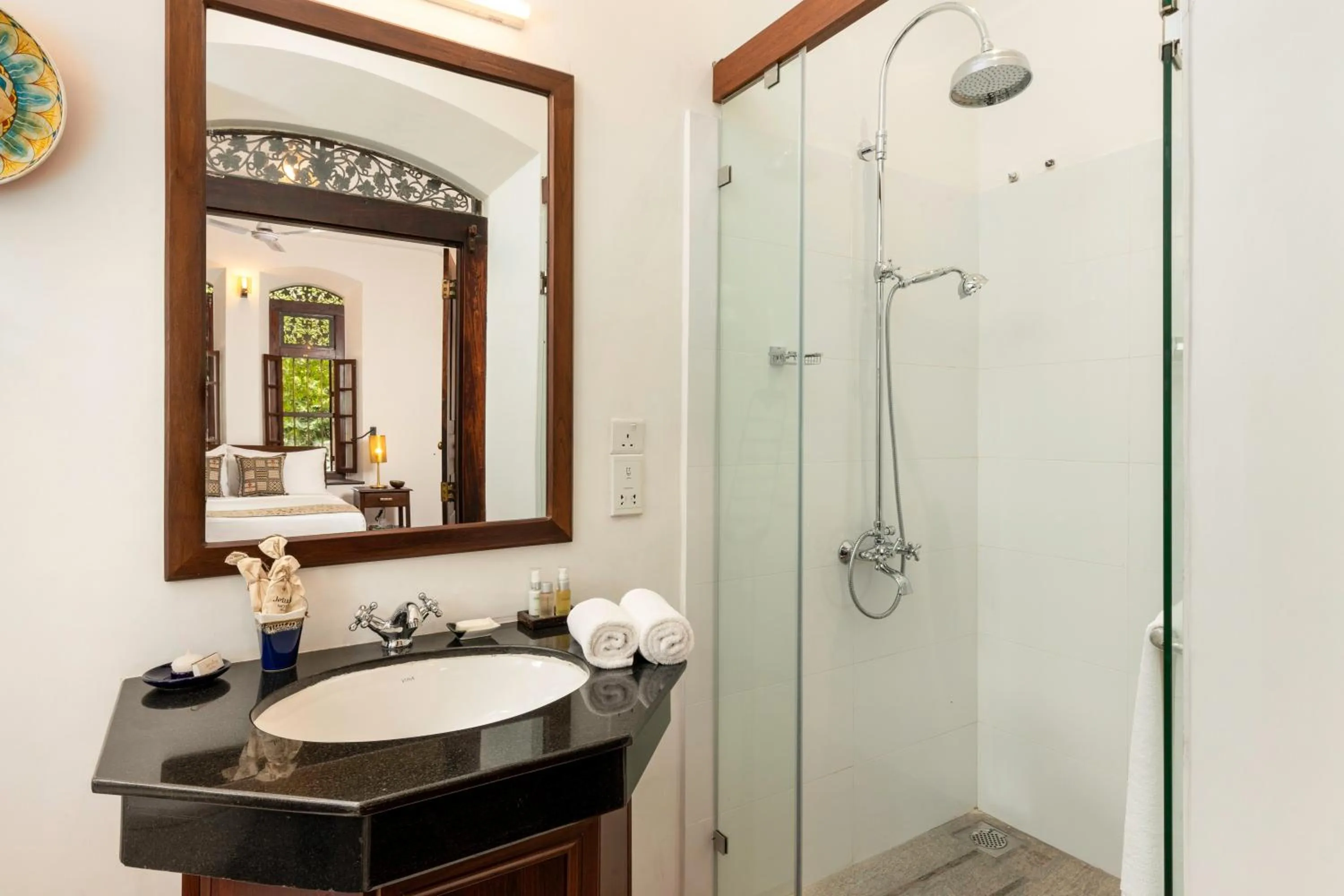 Shower in Jetwing Galle Heritage Home