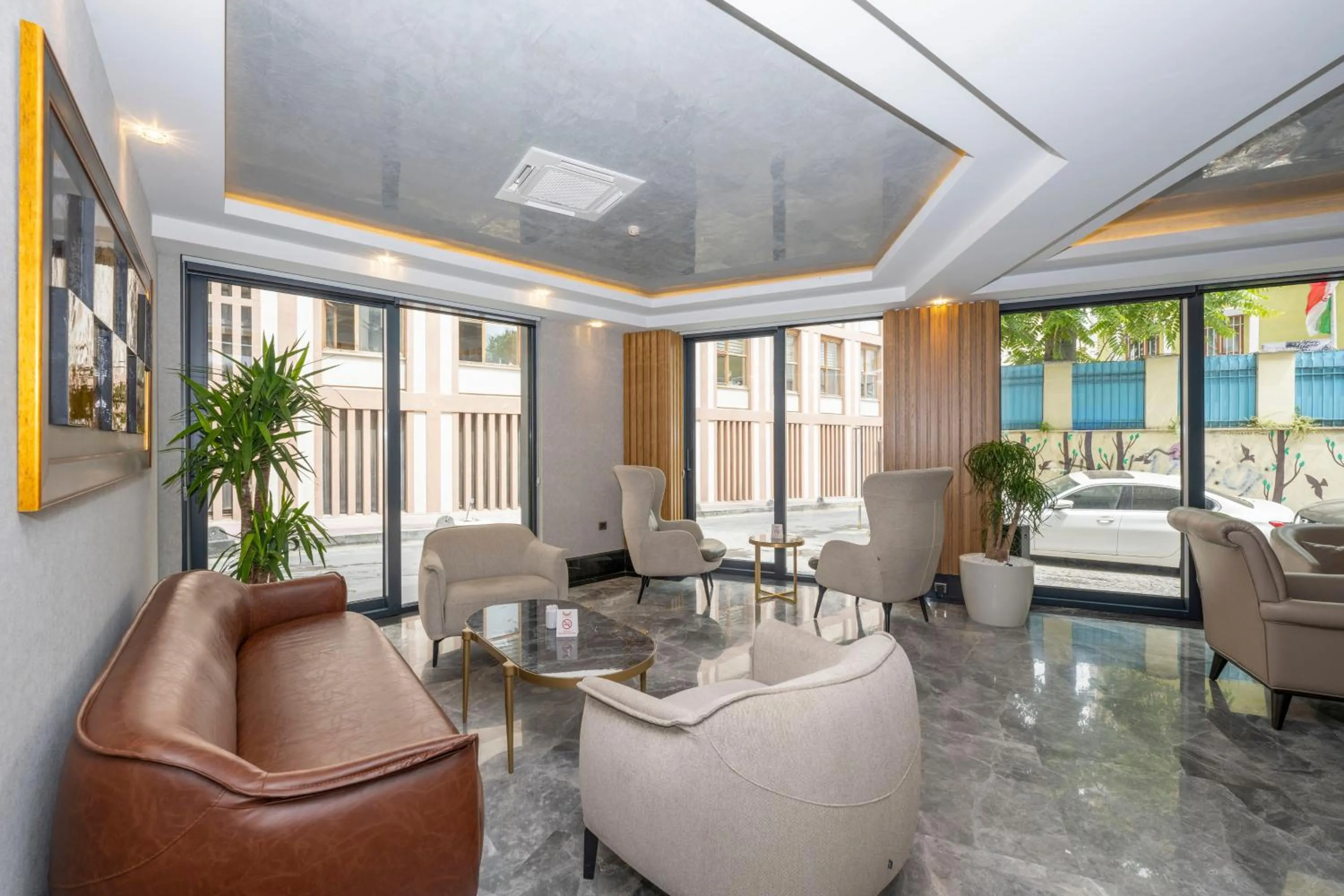 Seating area in Hotel Ravi